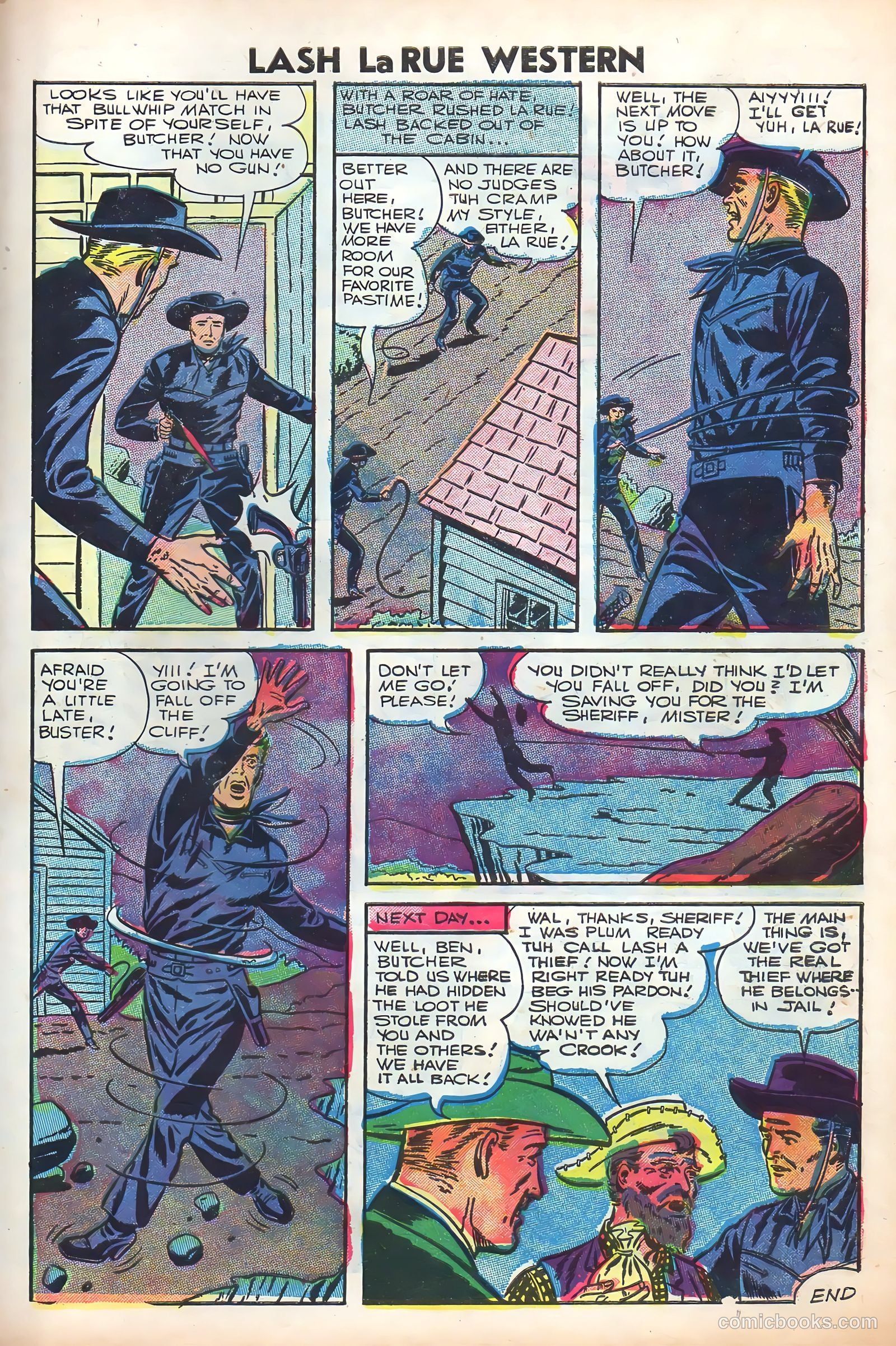 Lash La Rue Western #61 — page 27 of 36