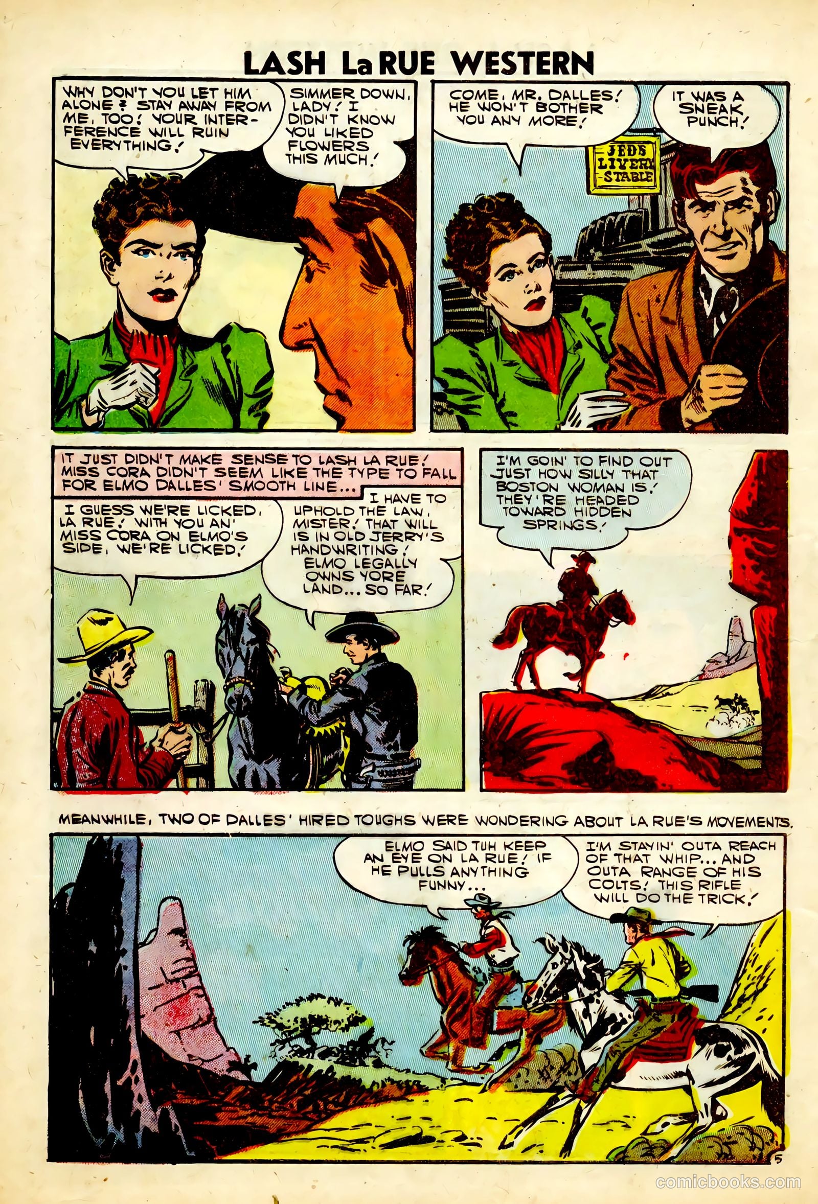 Lash La Rue Western #63 — page 8 of 36