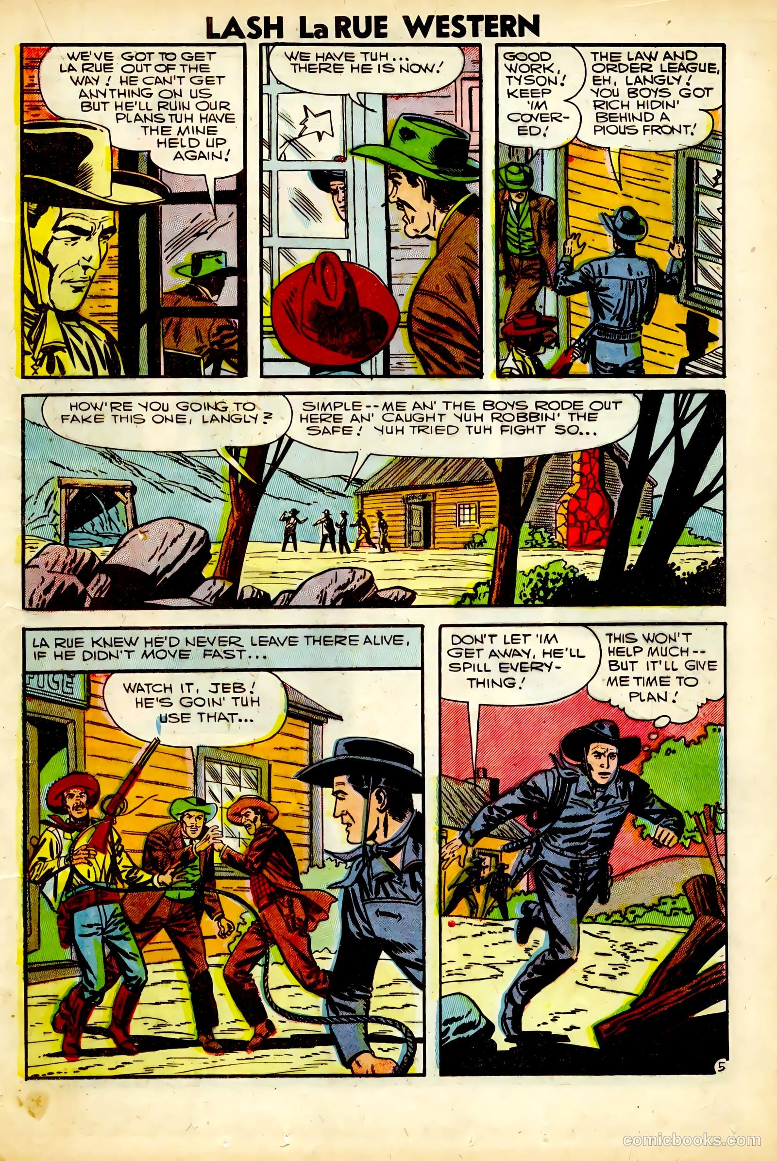 Lash La Rue Western #63 — page 17 of 36