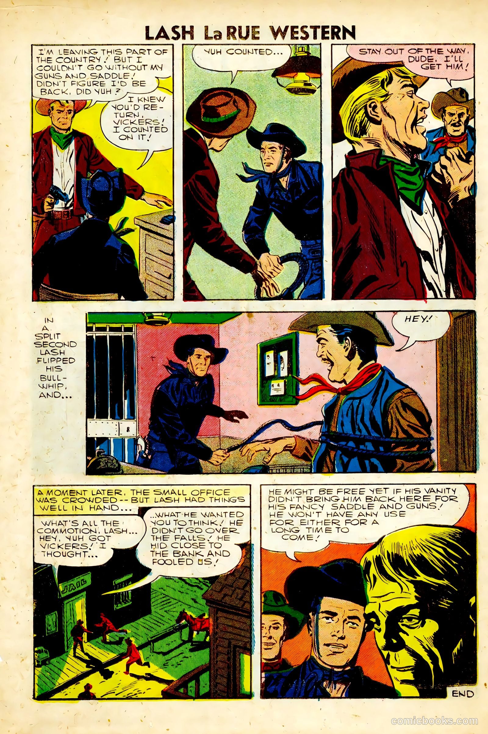 Lash La Rue Western #63 — page 26 of 36