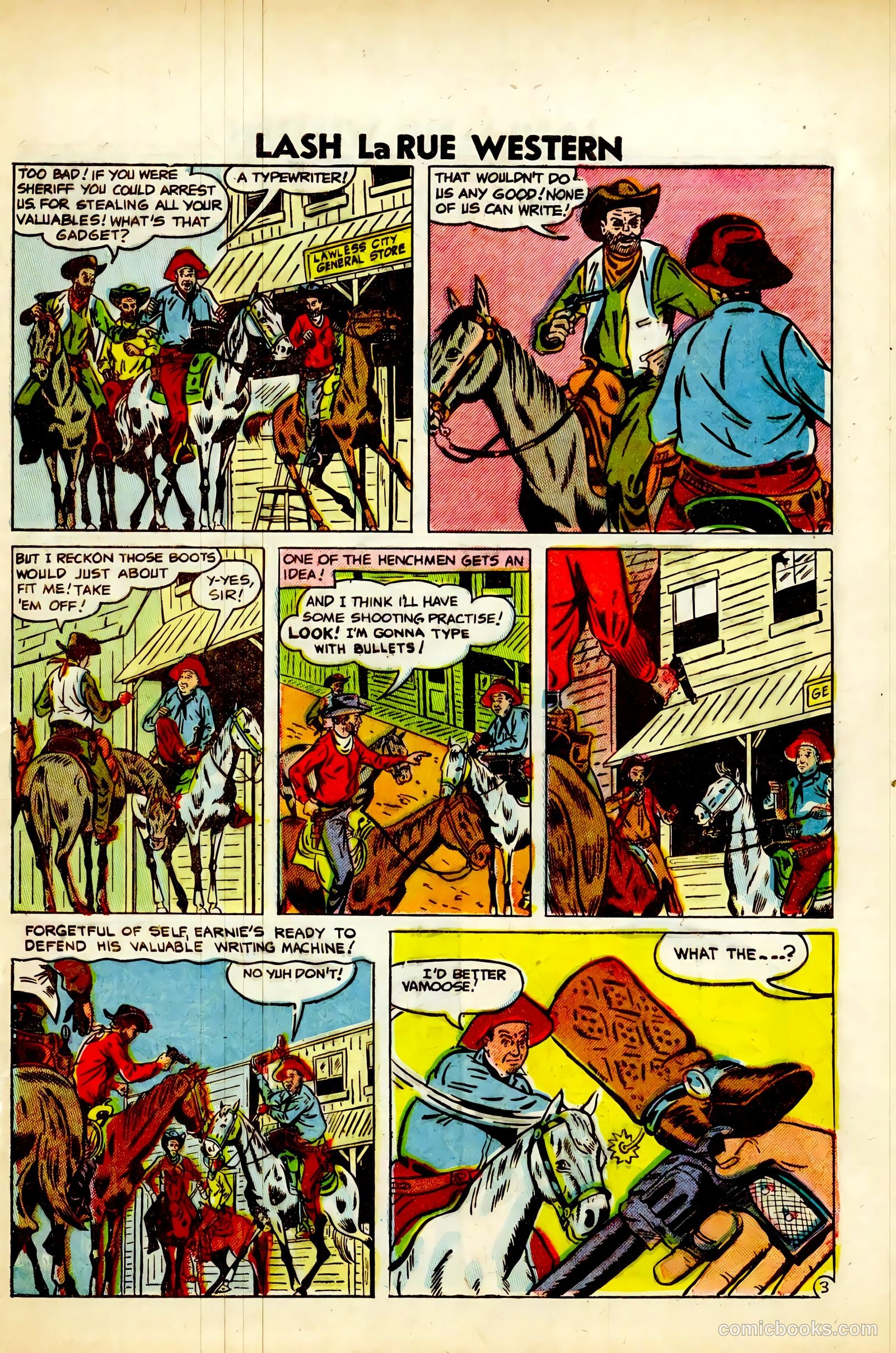 Lash La Rue Western #63 — page 29 of 36