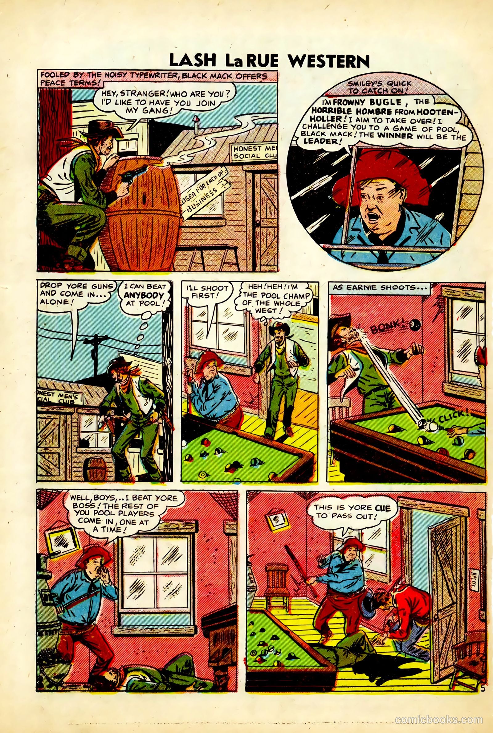Lash La Rue Western #63 — page 32 of 36