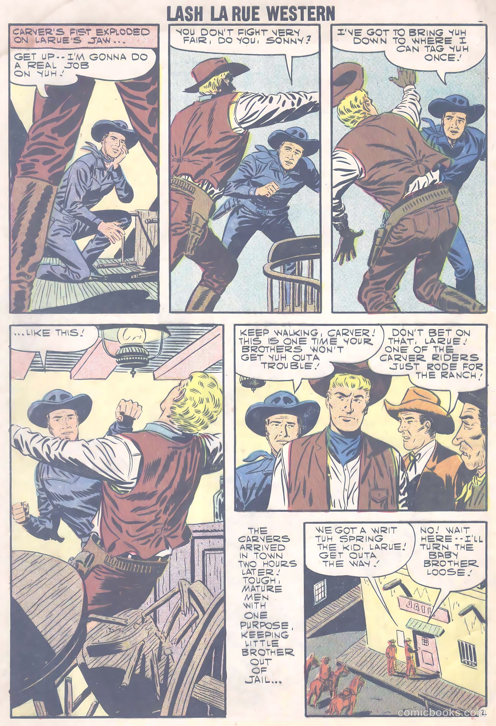 Lash La Rue Western #66 — page 5 of 37