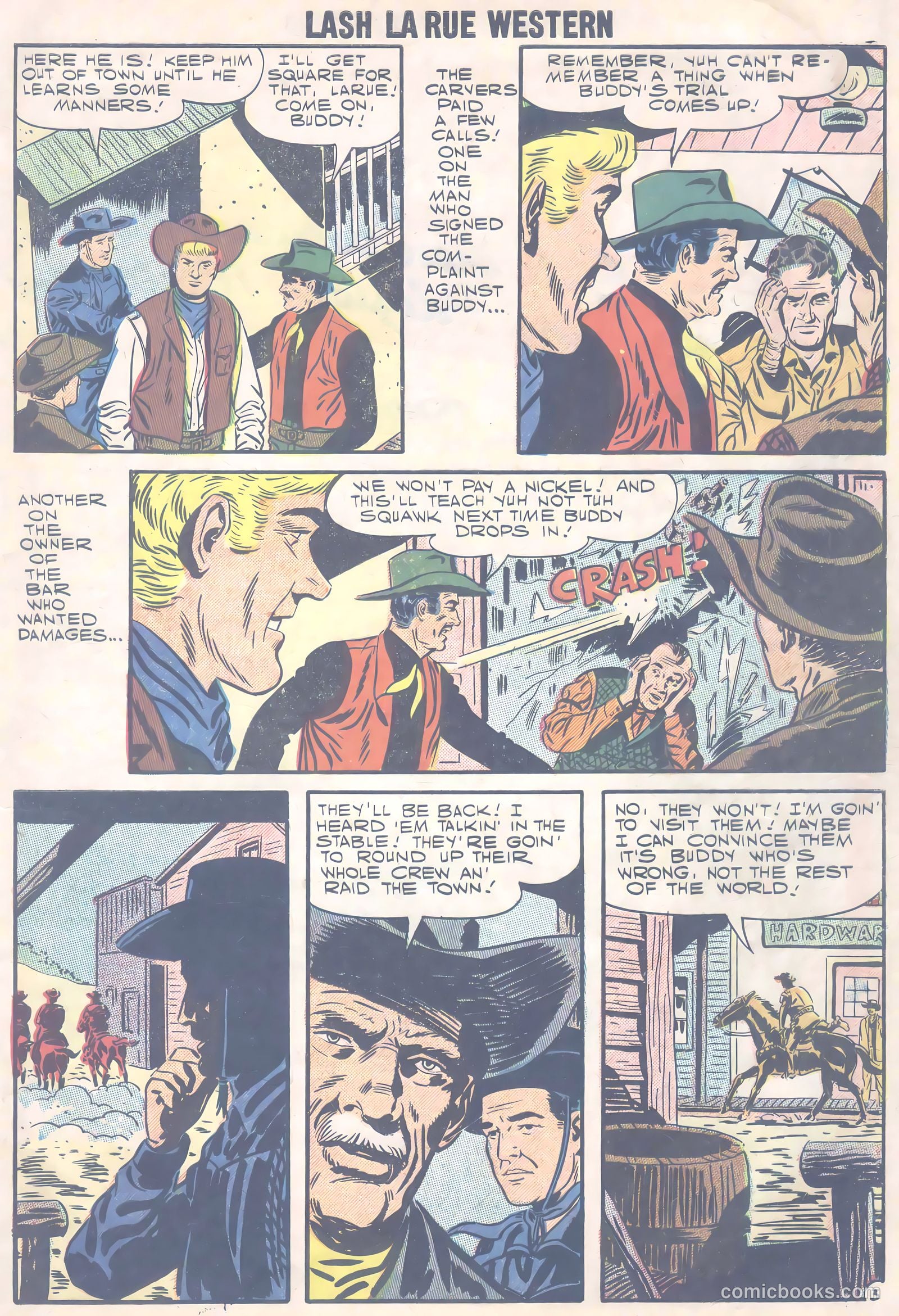 Lash La Rue Western #66 — page 6 of 37