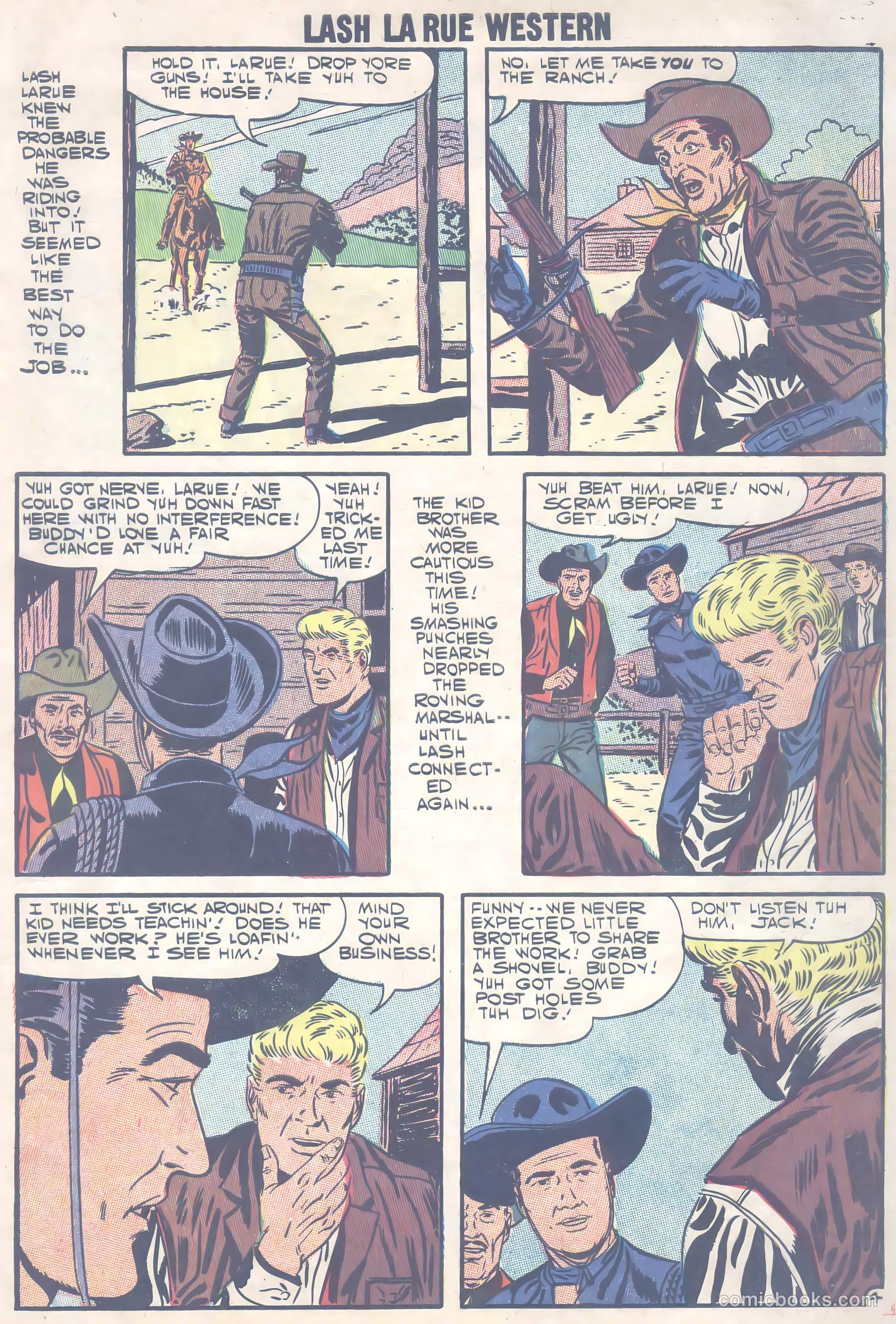 Lash La Rue Western #66 — page 8 of 37