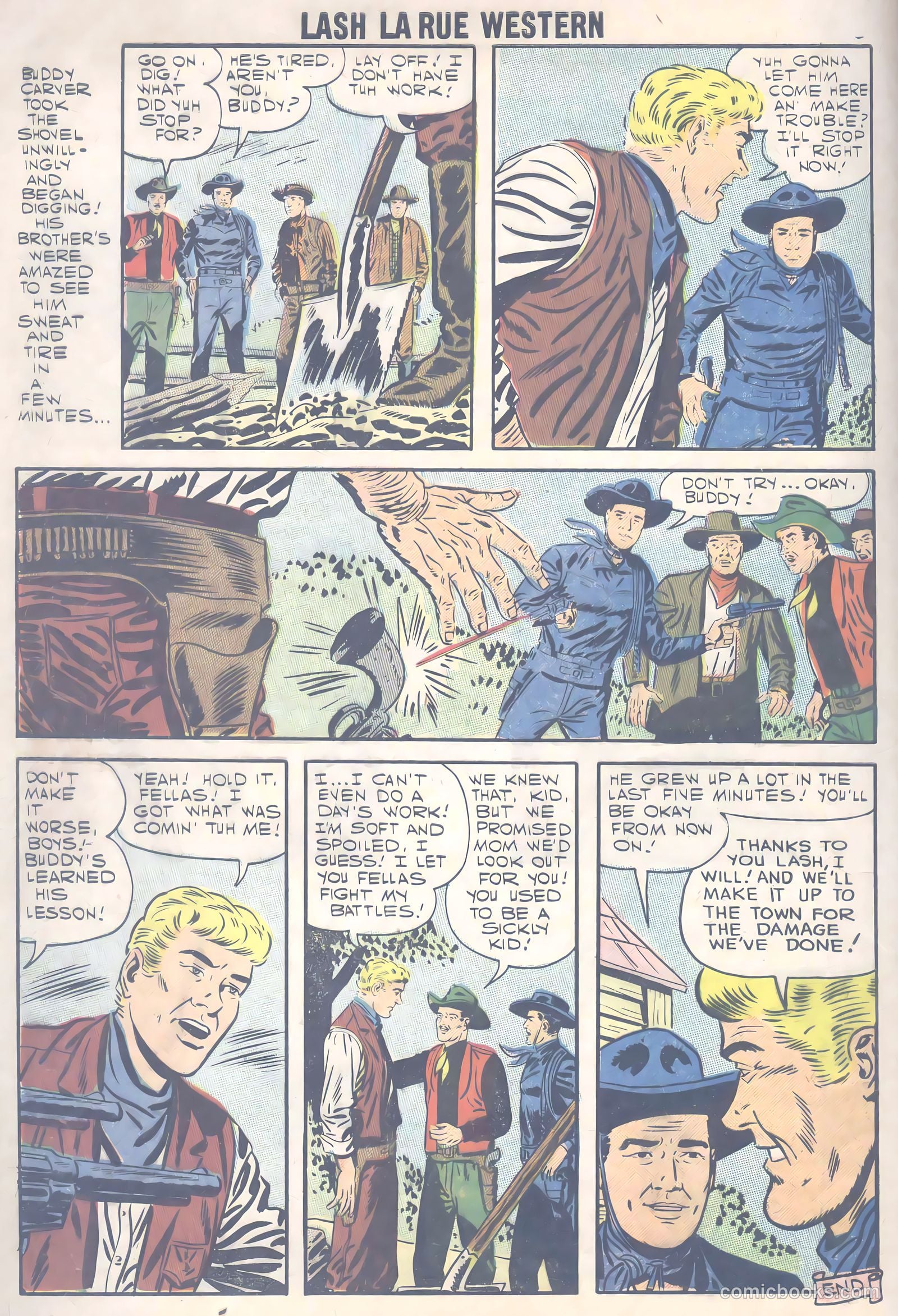 Lash La Rue Western #66 — page 9 of 37