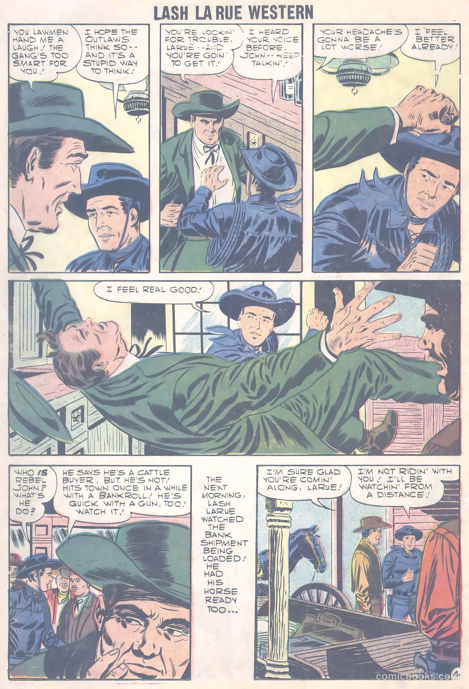 Lash La Rue Western #66 — page 13 of 37
