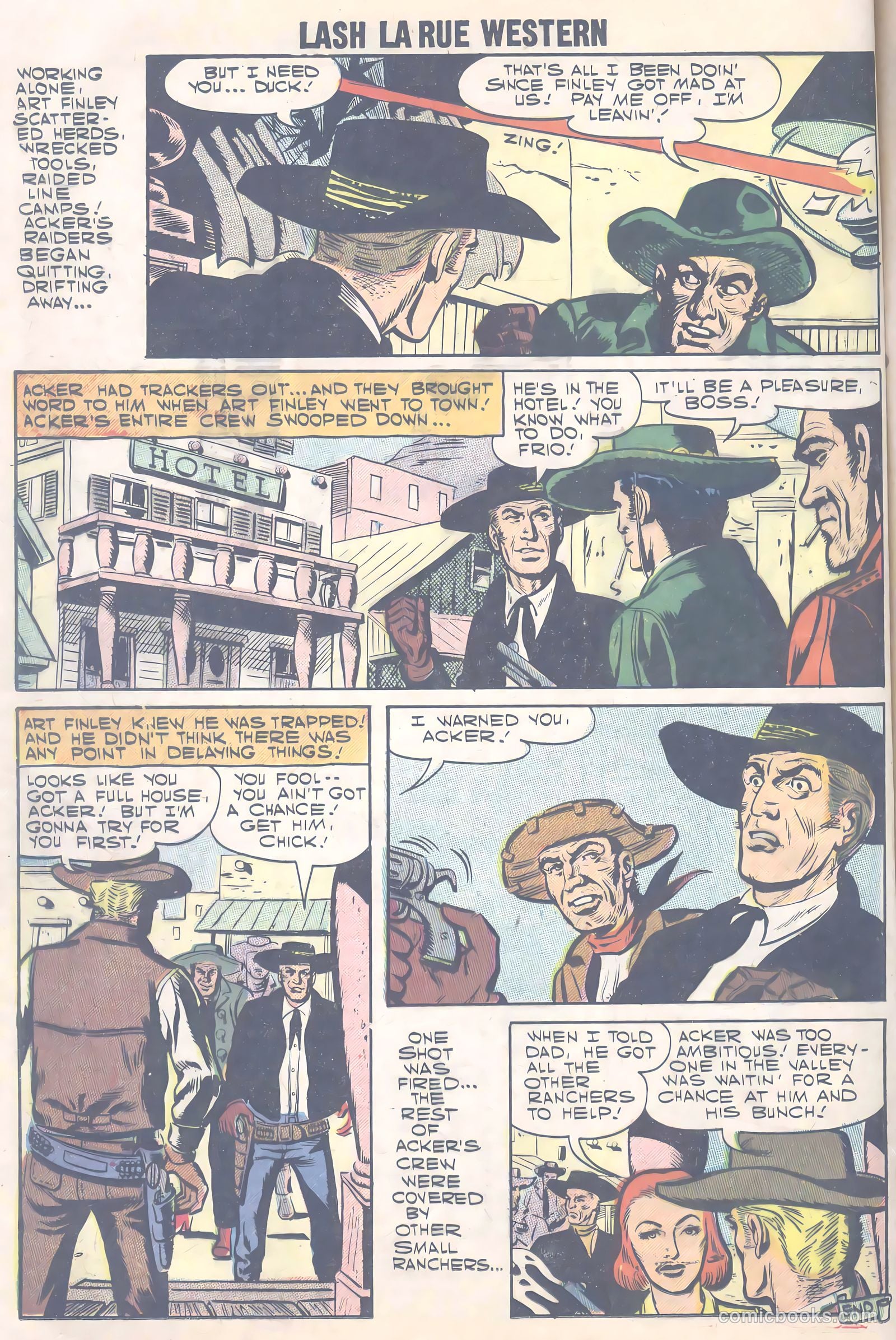 Lash La Rue Western #66 — page 25 of 37