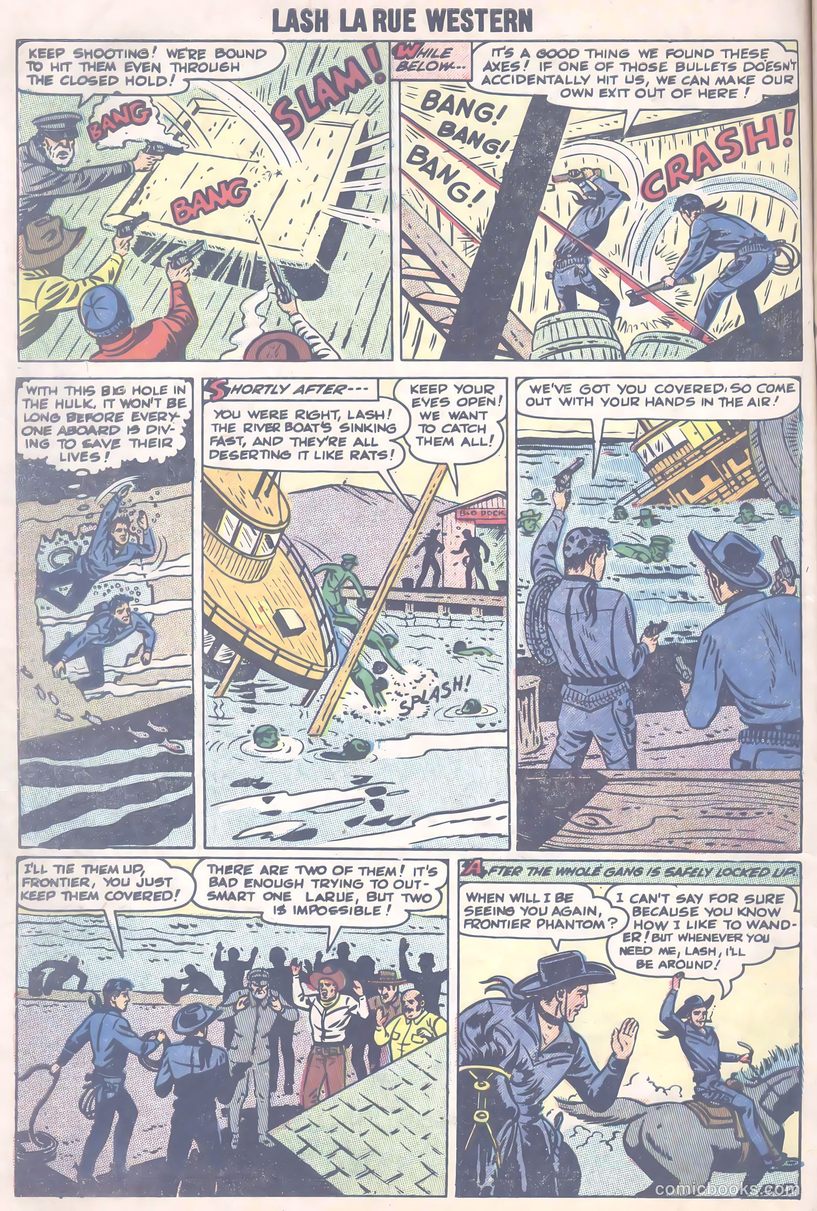 Lash La Rue Western #66 — page 33 of 37