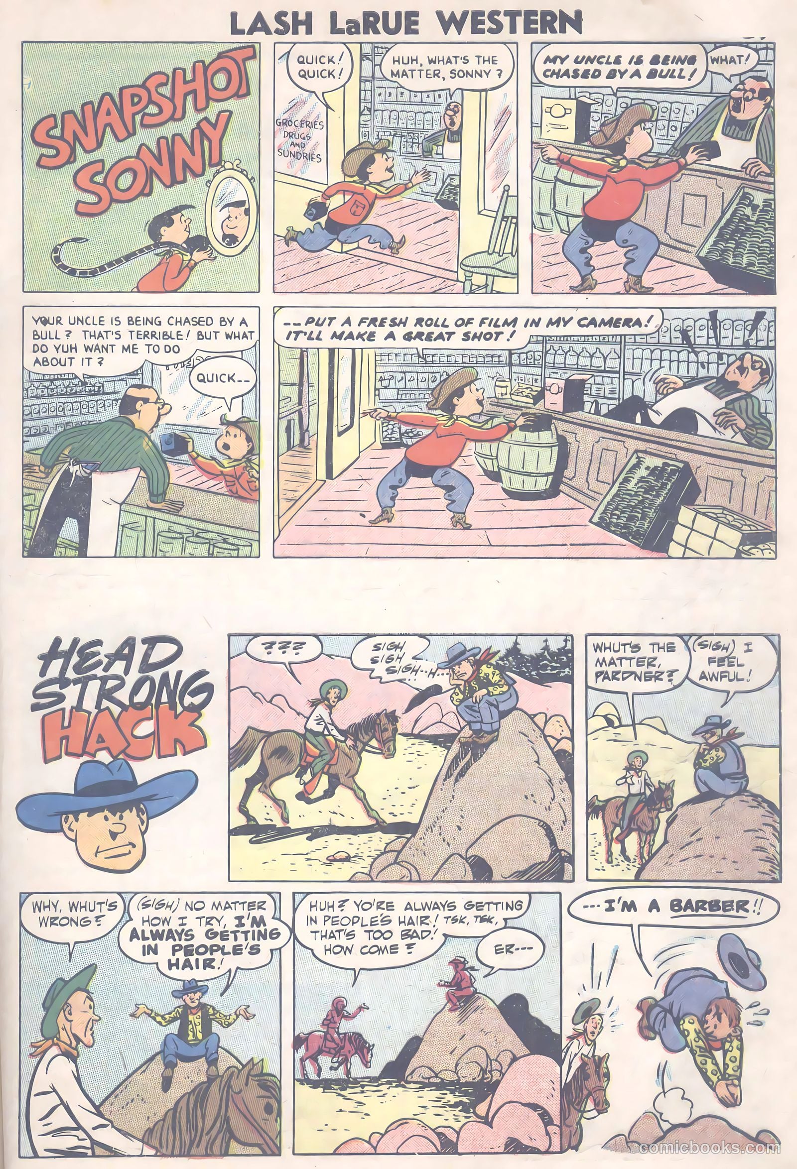 Lash La Rue Western #66 — page 34 of 37