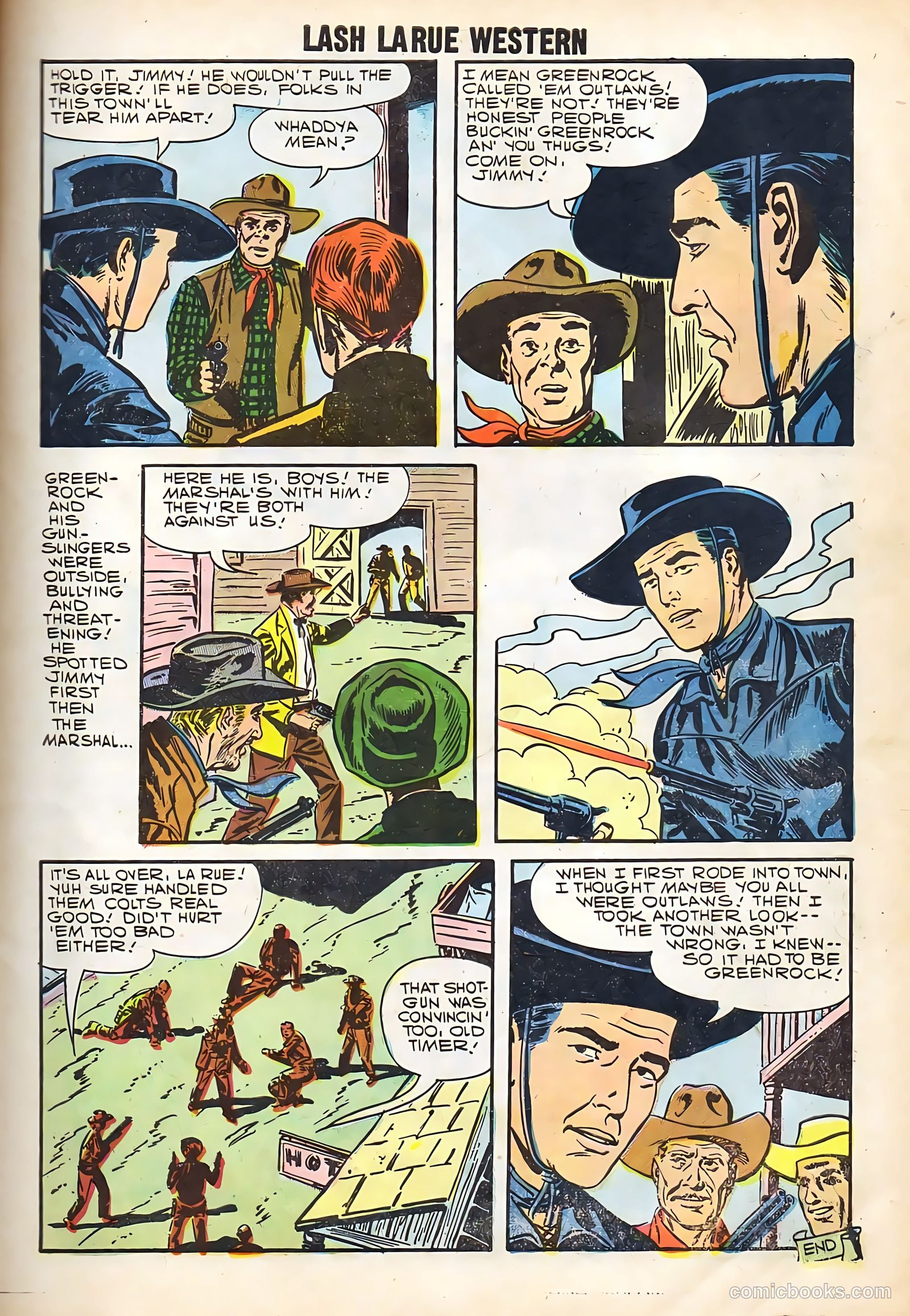 Lash La Rue Western #67 — page 15 of 68