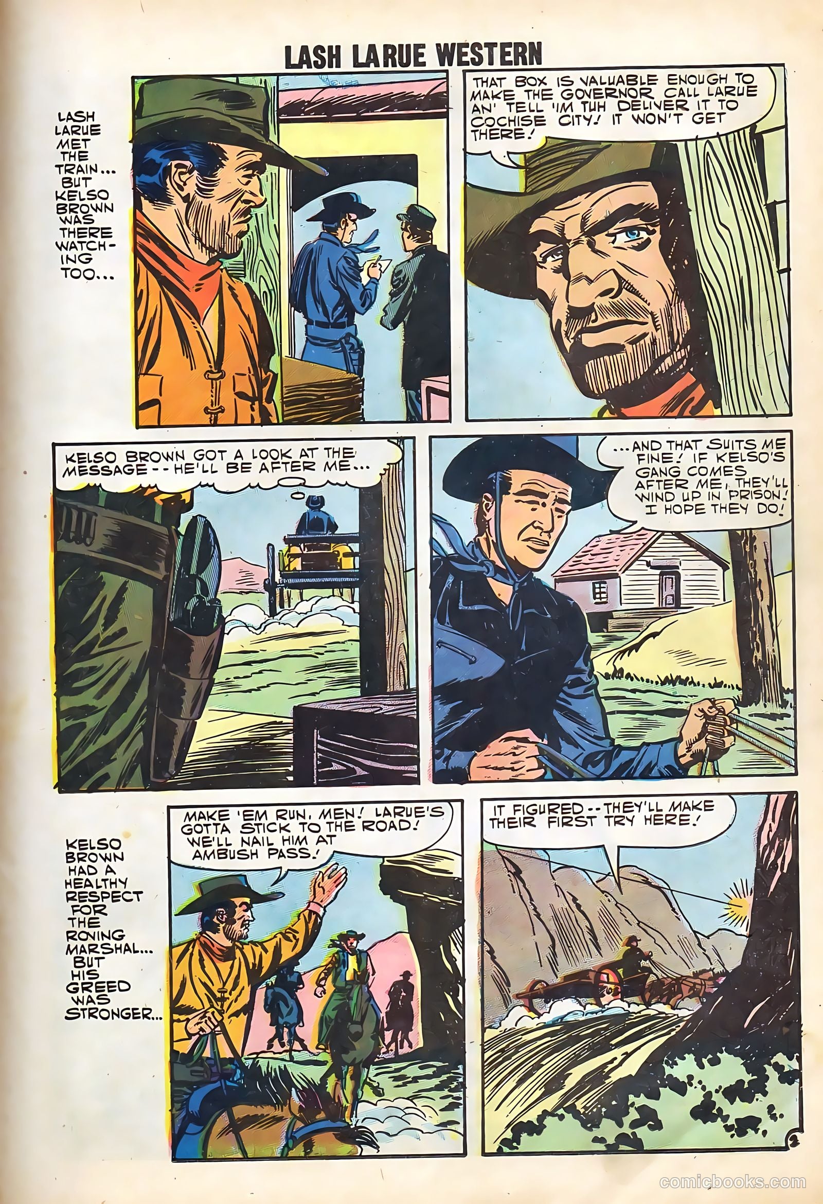 Lash La Rue Western #67 — page 23 of 68