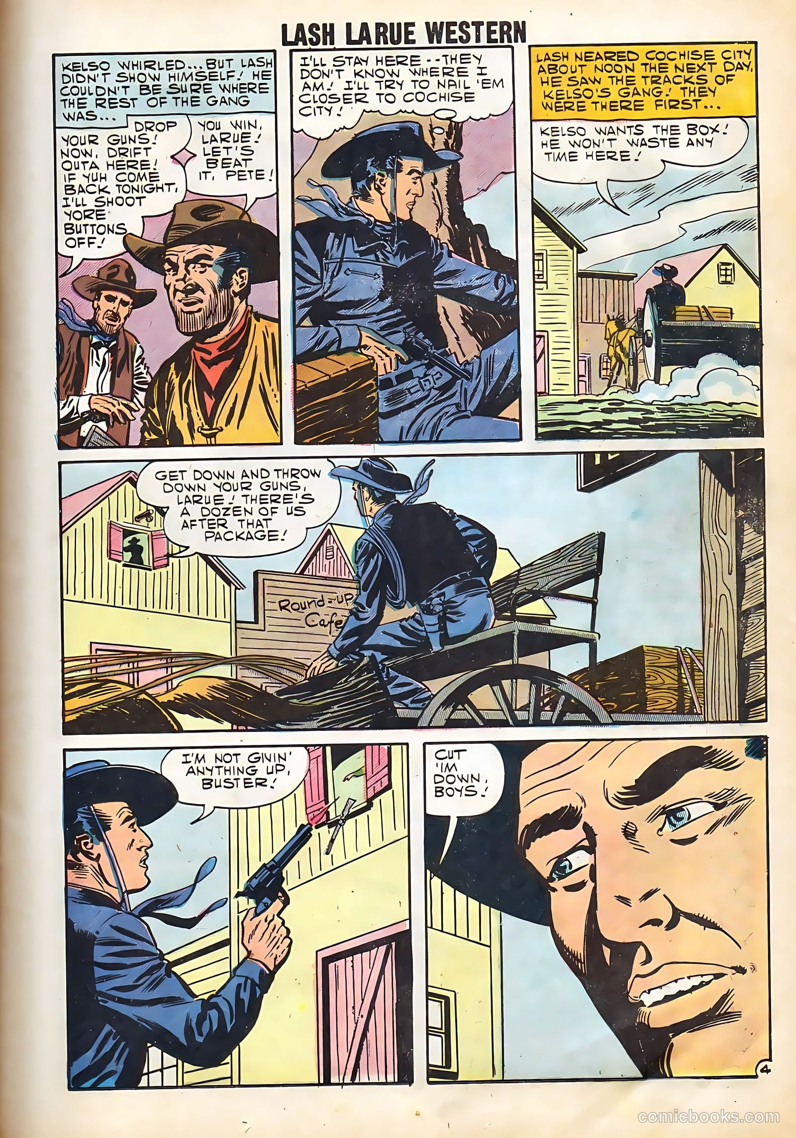 Lash La Rue Western #67 — page 25 of 68