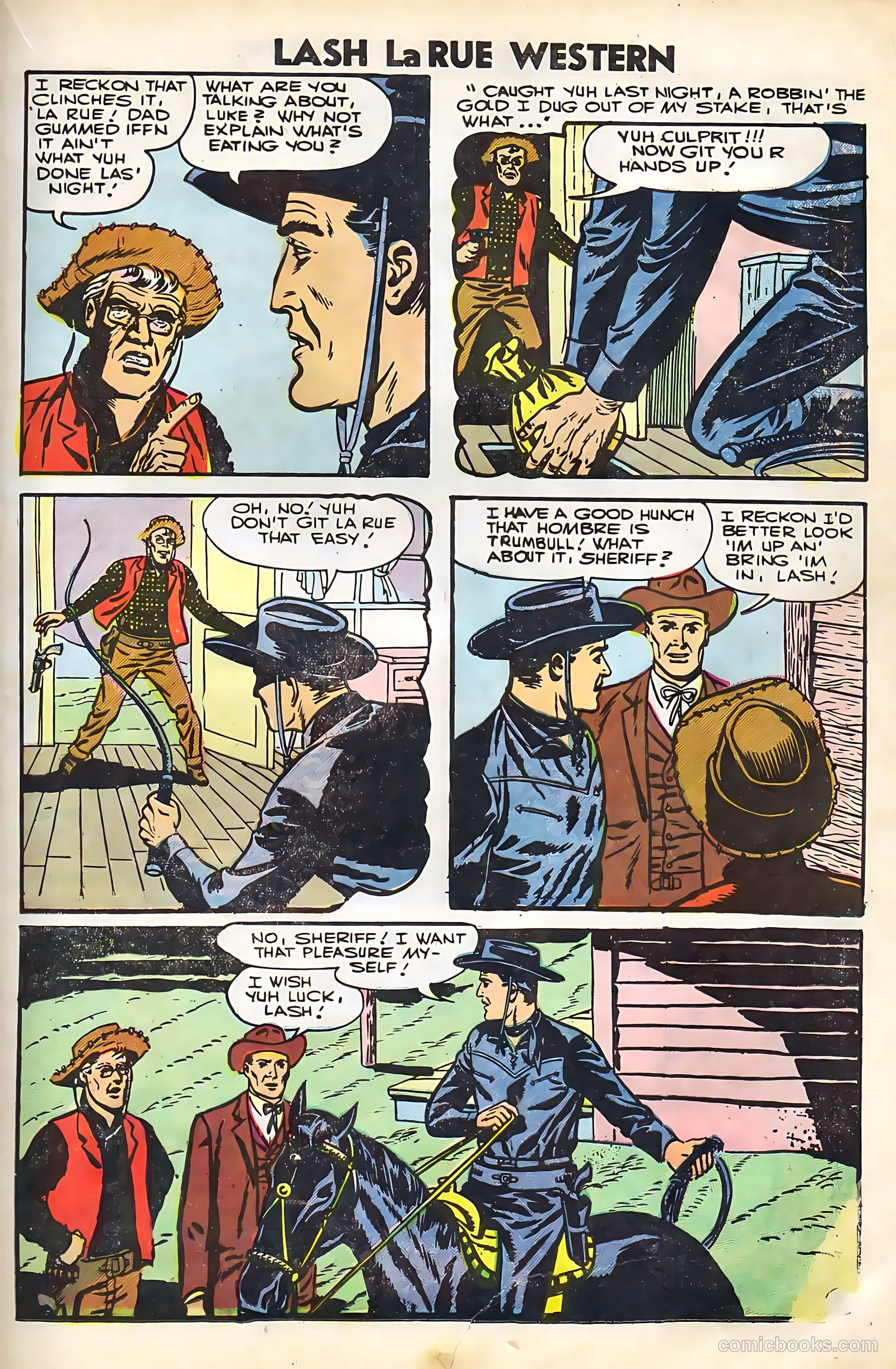 Lash La Rue Western #67 — page 39 of 68