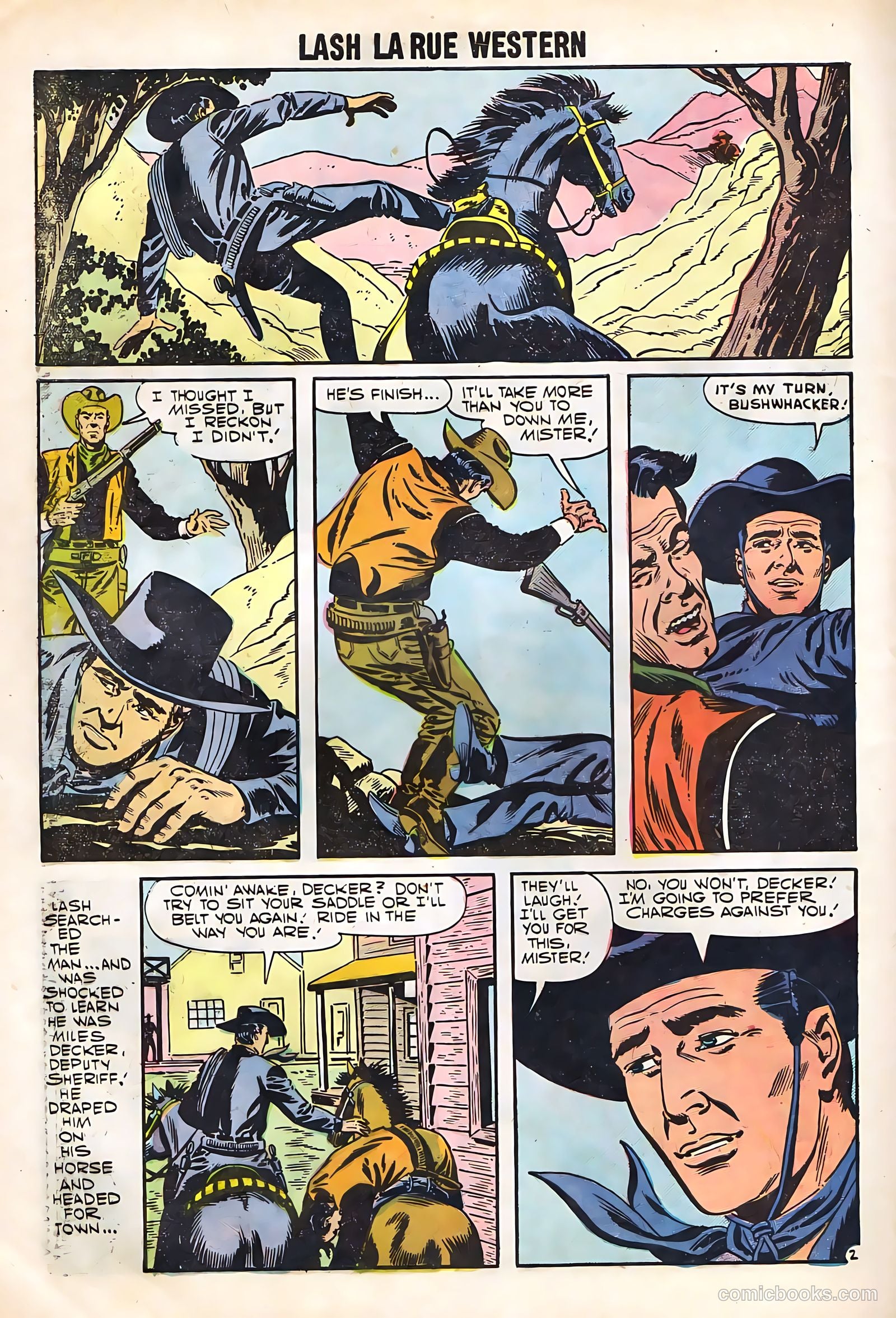 Lash La Rue Western #67 — page 60 of 68