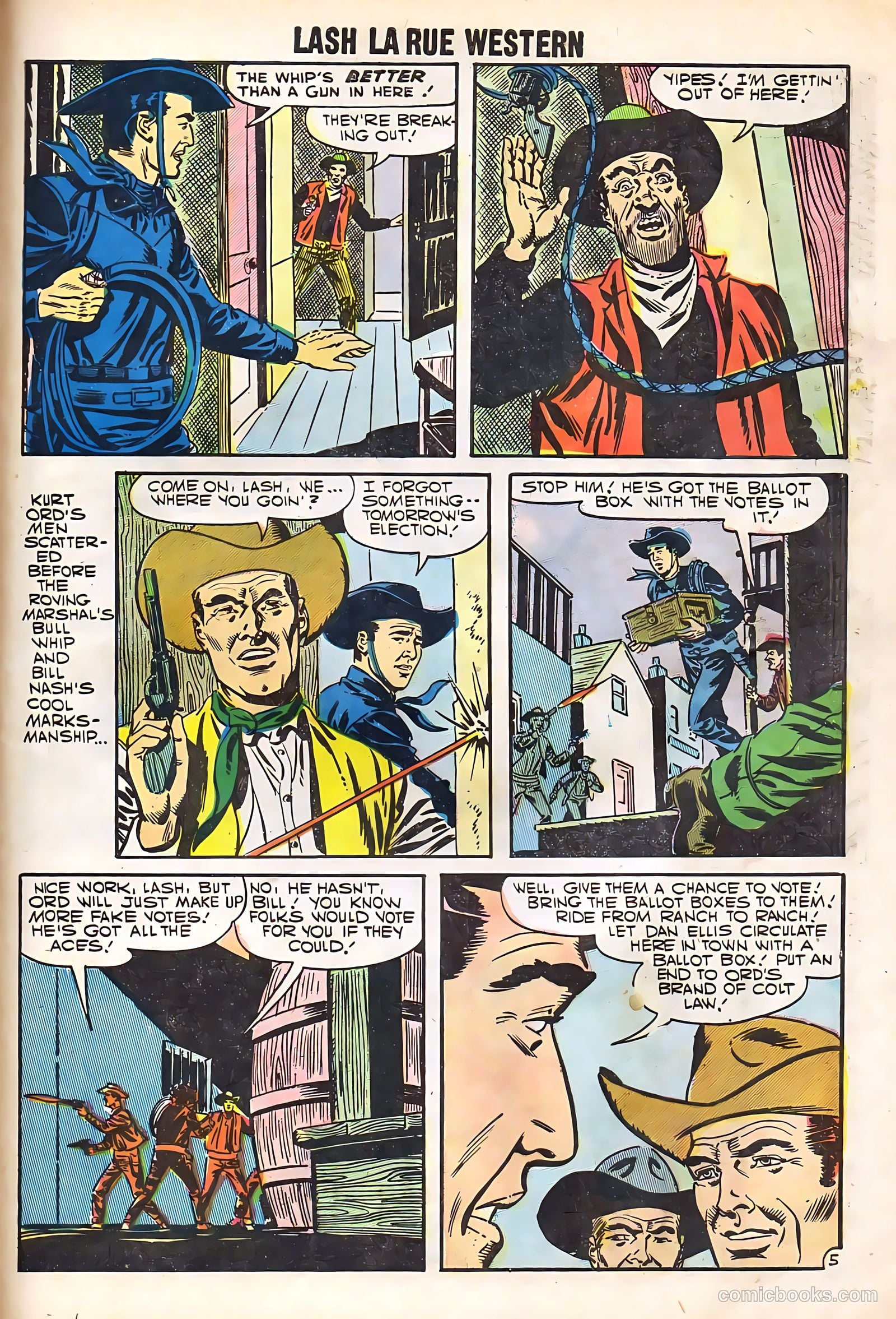 Lash La Rue Western #67 — page 63 of 68