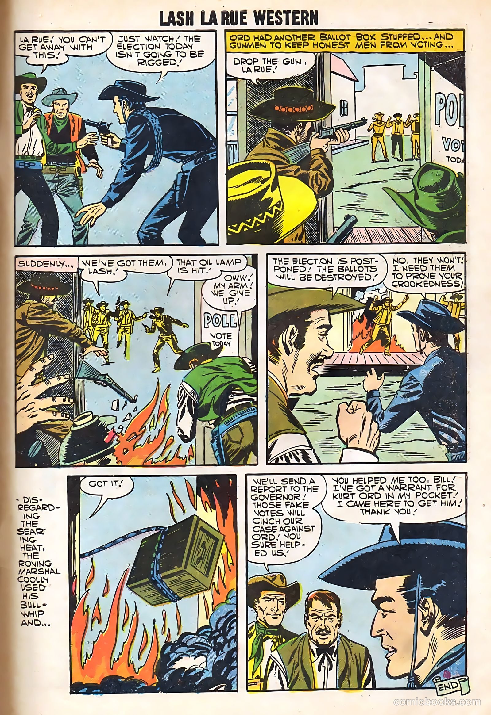 Lash La Rue Western #67 — page 65 of 68