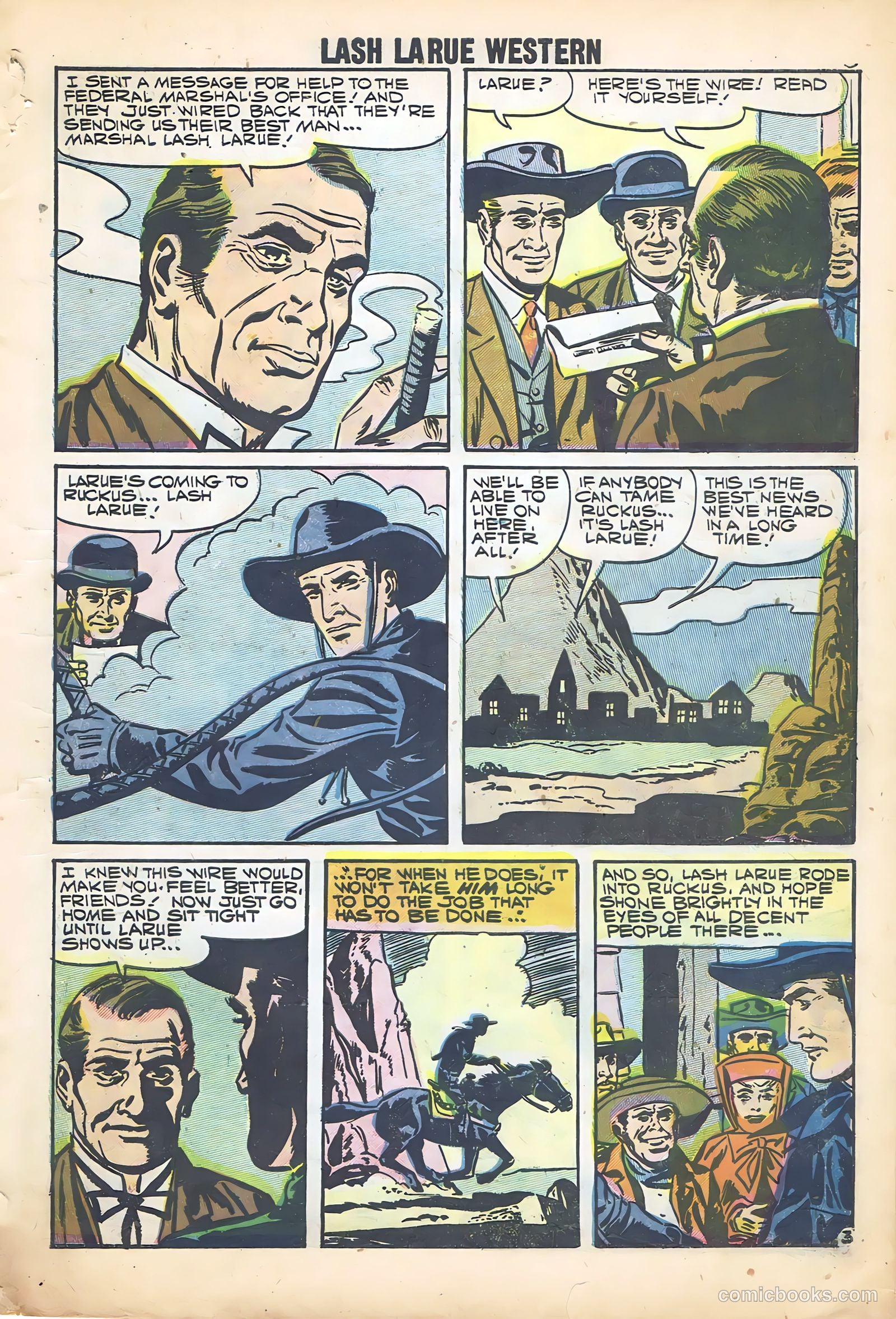 Lash La Rue Western #68 — page 5 of 68
