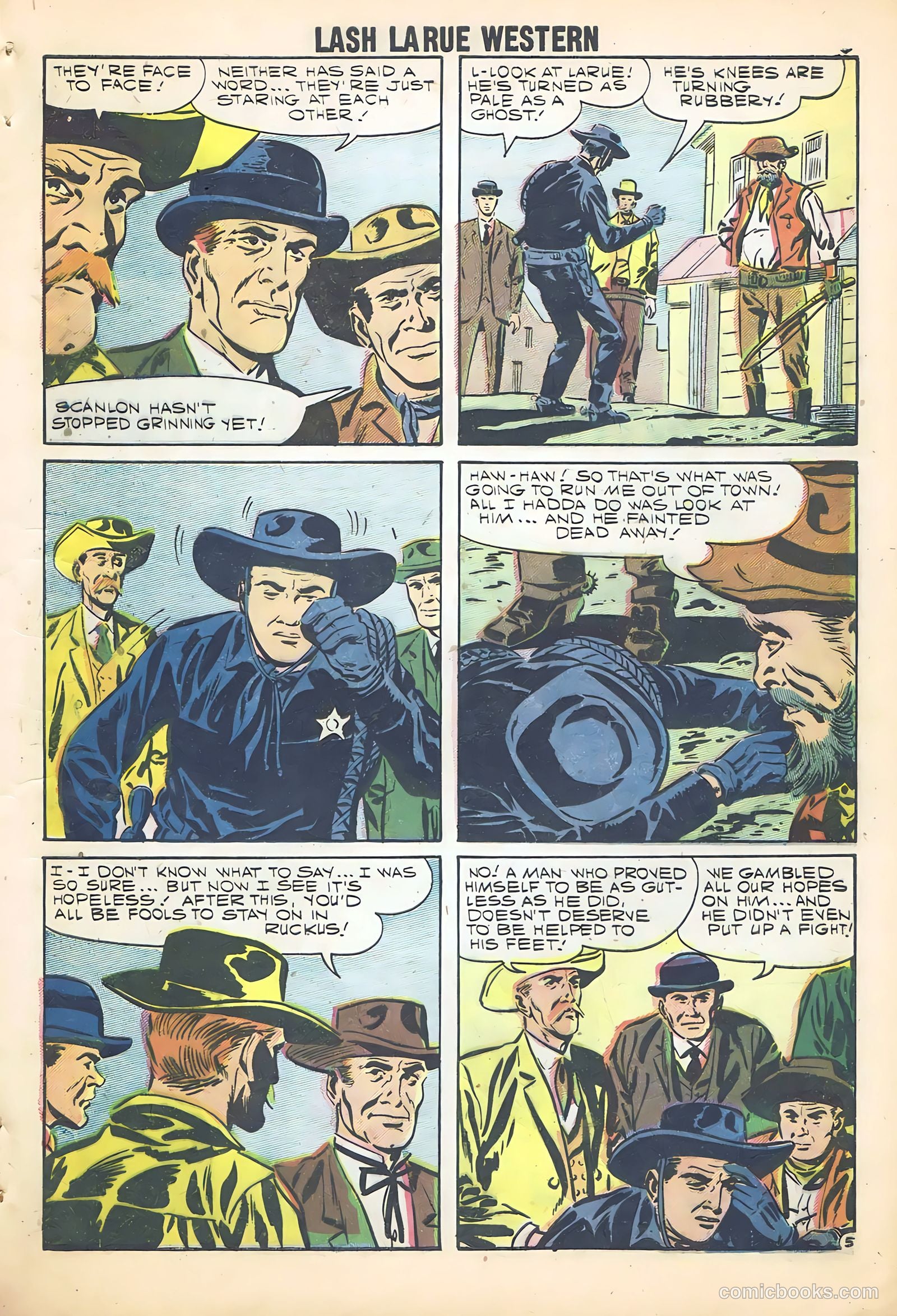 Lash La Rue Western #68 — page 7 of 68