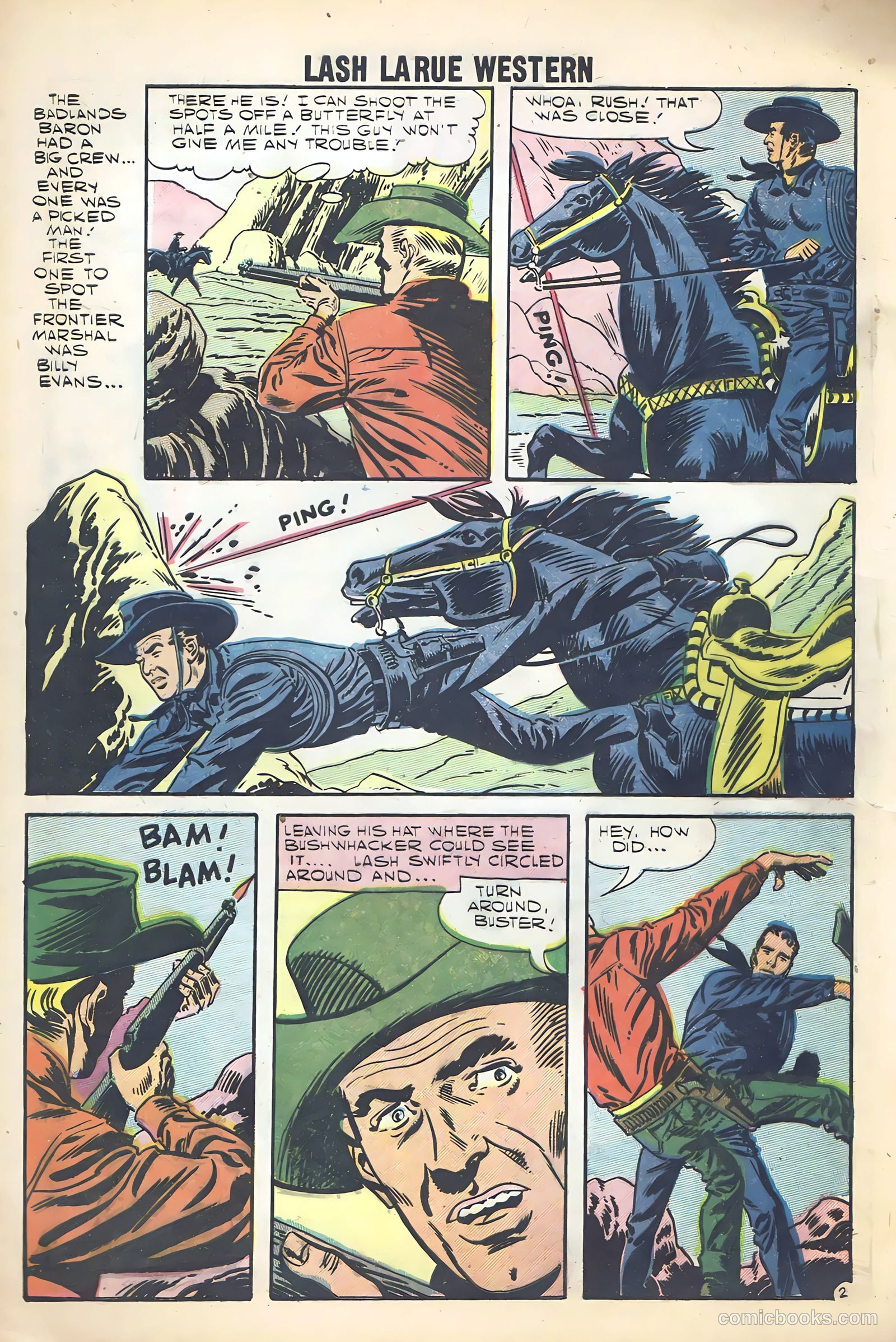 Lash La Rue Western #68 — page 12 of 68