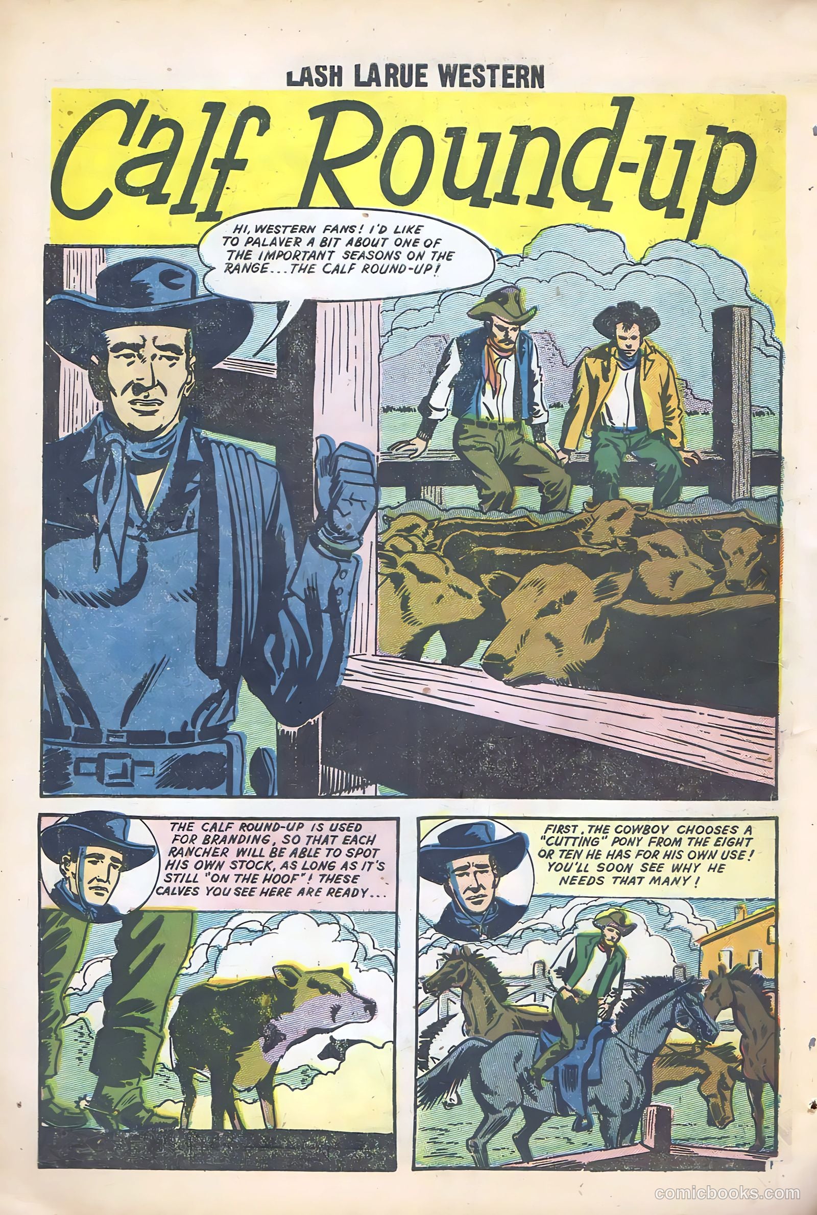 Lash La Rue Western #68 — page 16 of 68