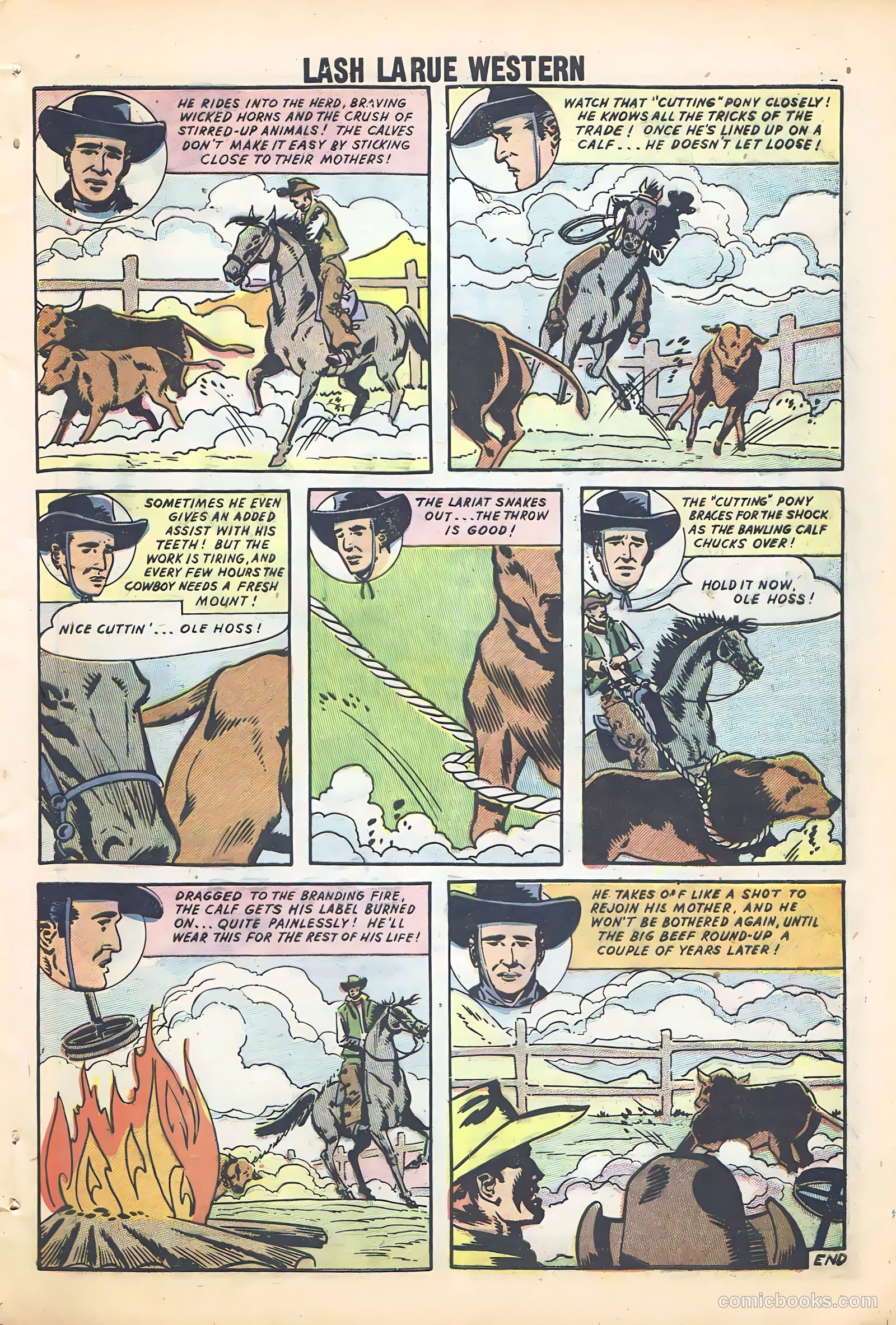 Lash La Rue Western #68 — page 17 of 68