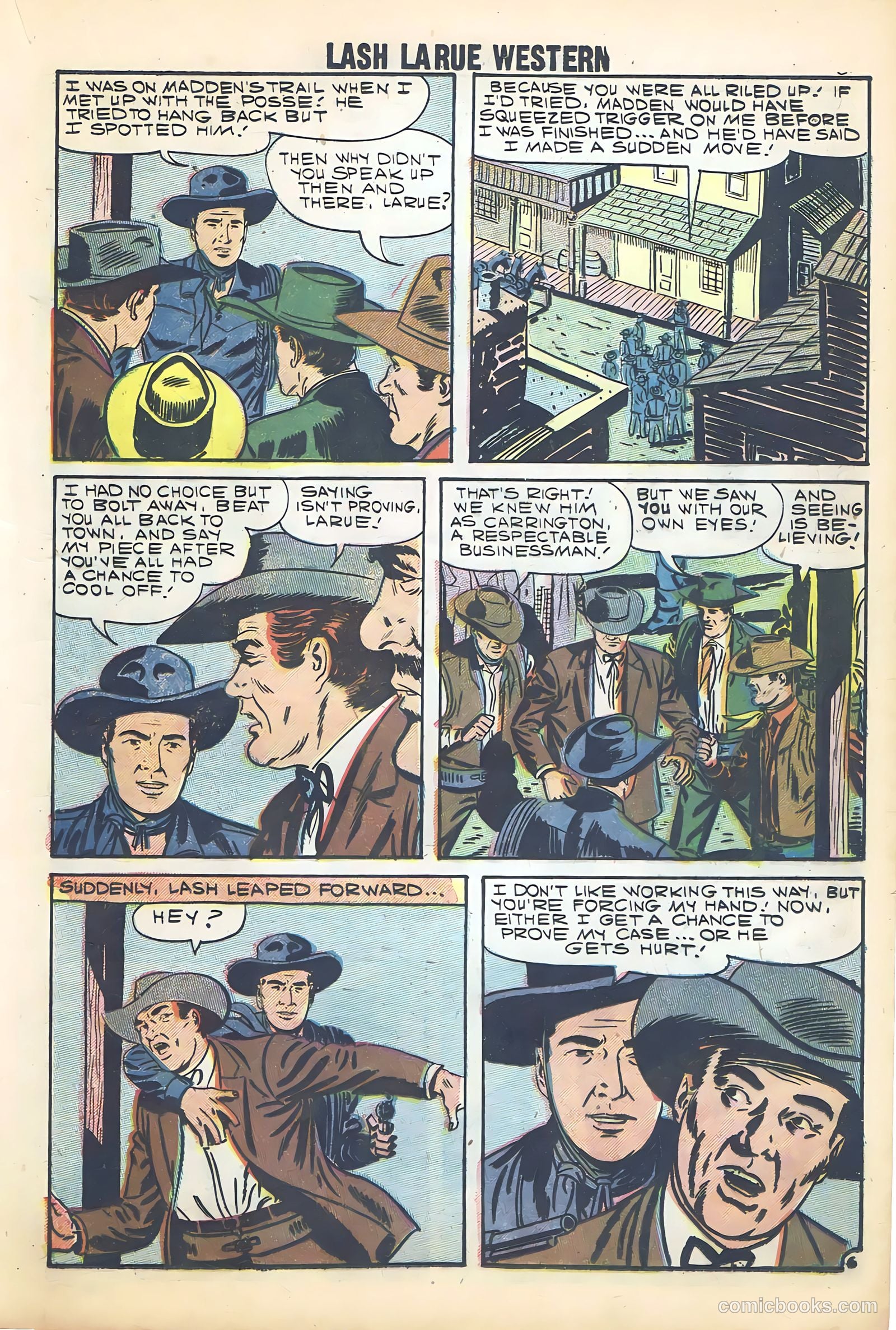 Lash La Rue Western #68 — page 33 of 68