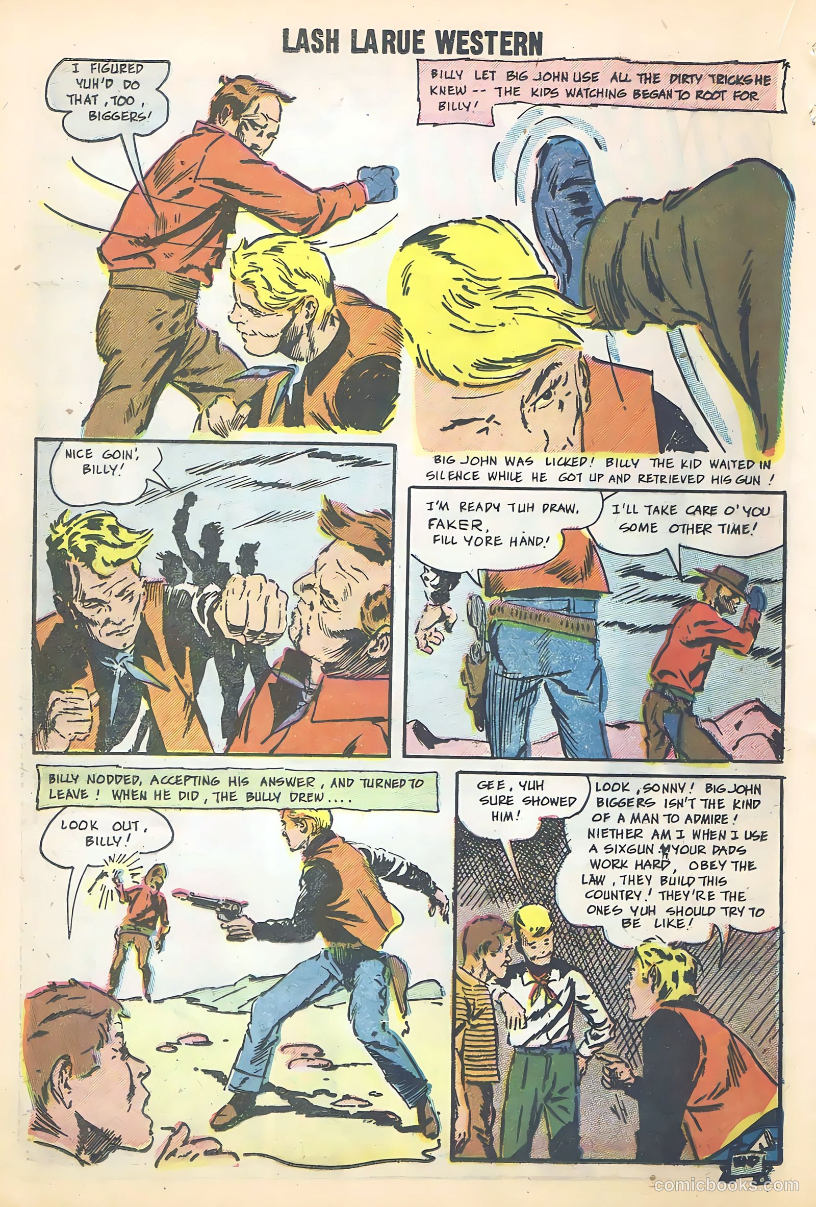 Lash La Rue Western #68 — page 36 of 68