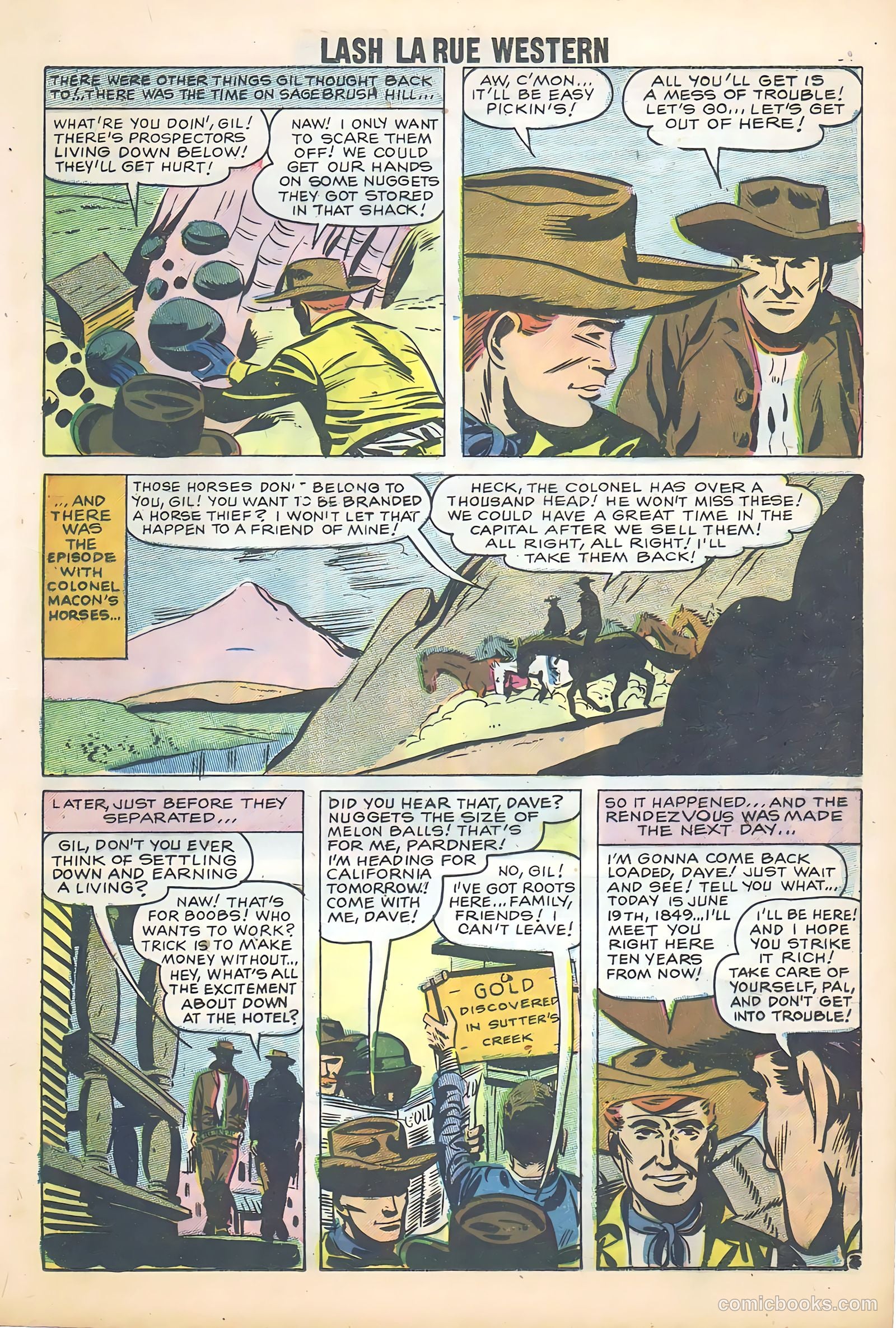 Lash La Rue Western #68 — page 39 of 68