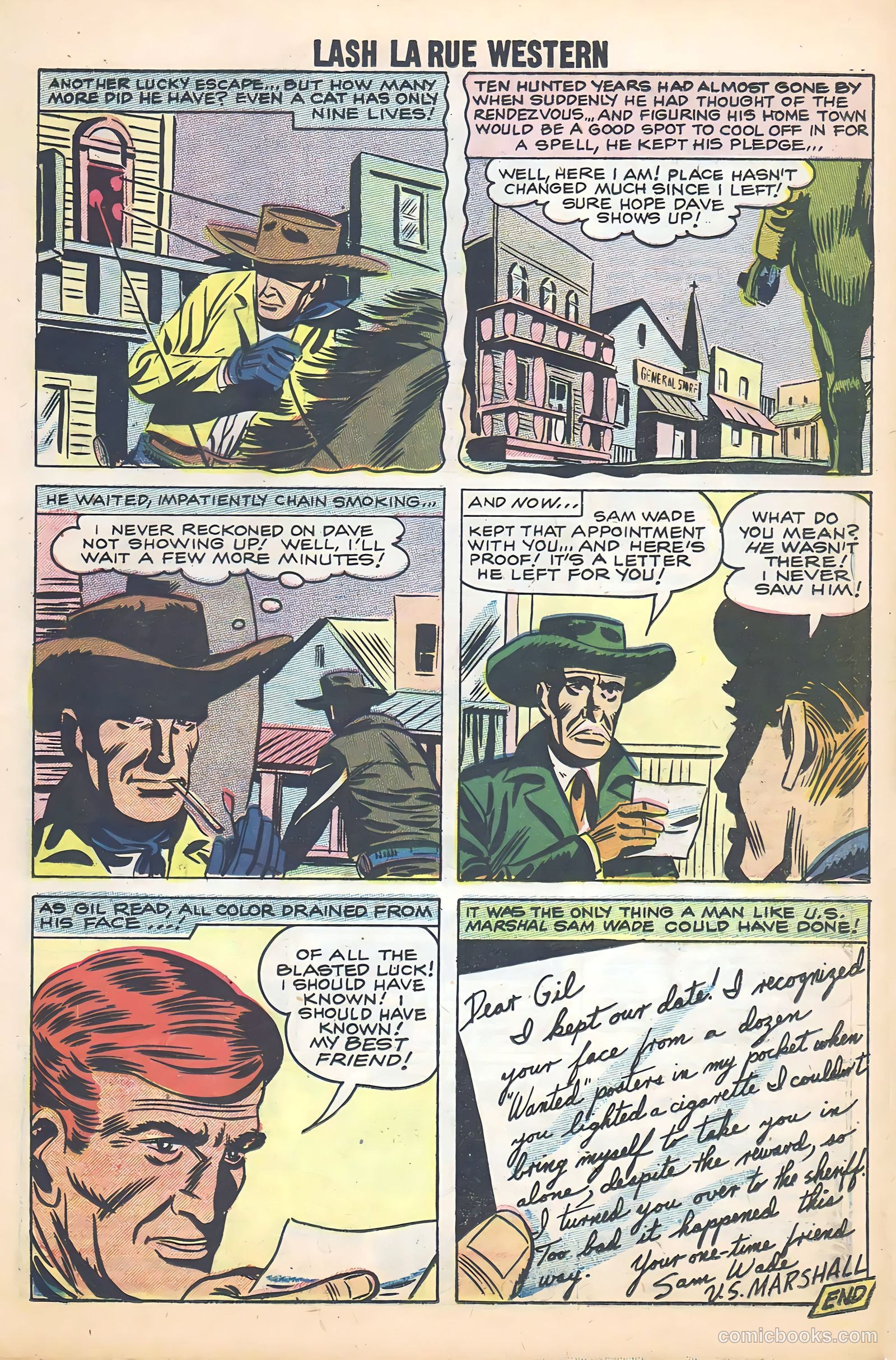 Lash La Rue Western #68 — page 41 of 68