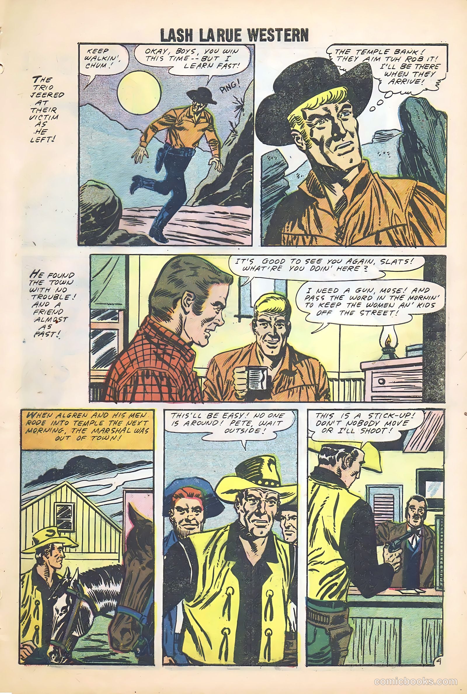 Lash La Rue Western #68 — page 55 of 68