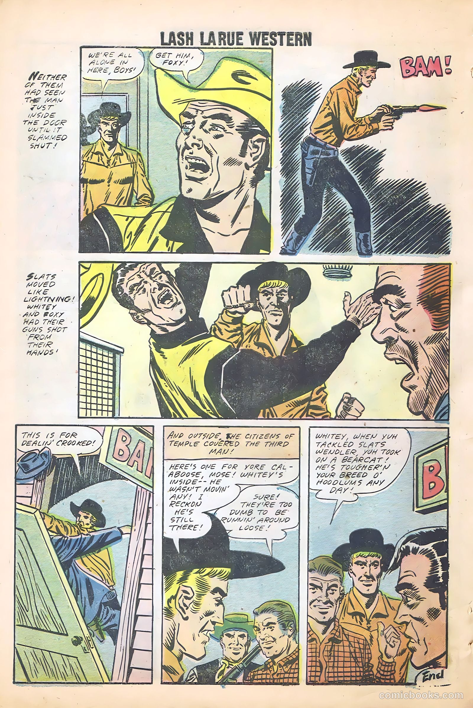 Lash La Rue Western #68 — page 56 of 68