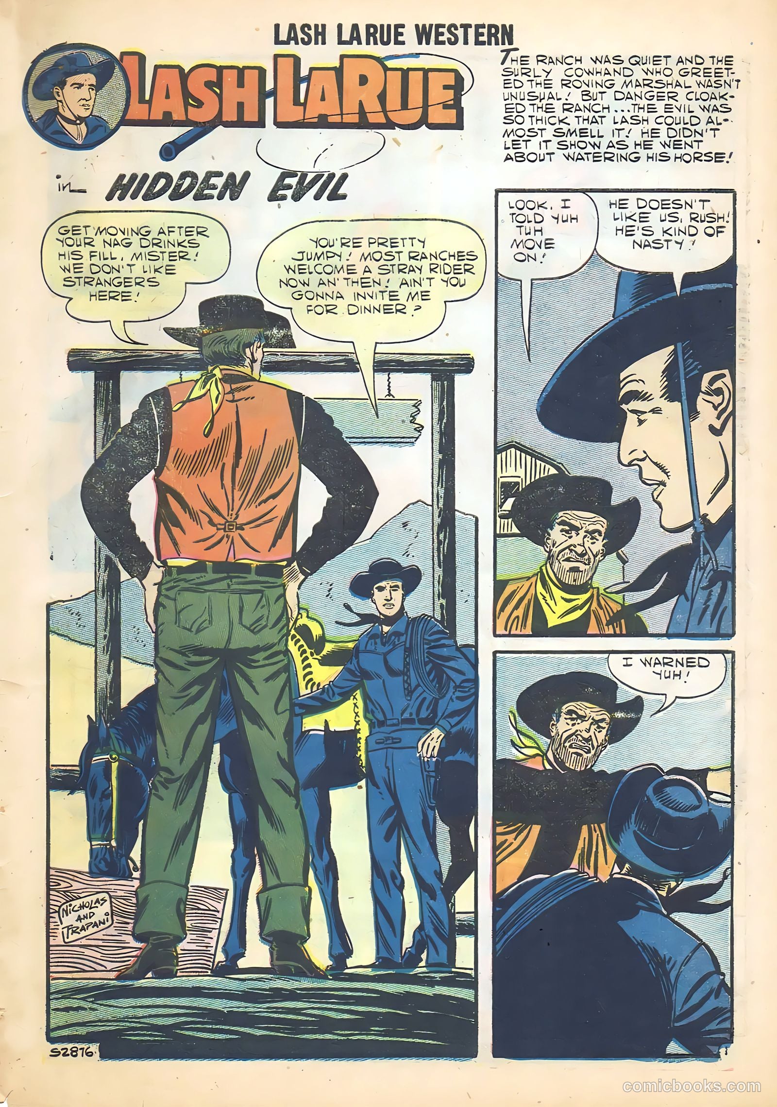 Lash La Rue Western #68 — page 61 of 68