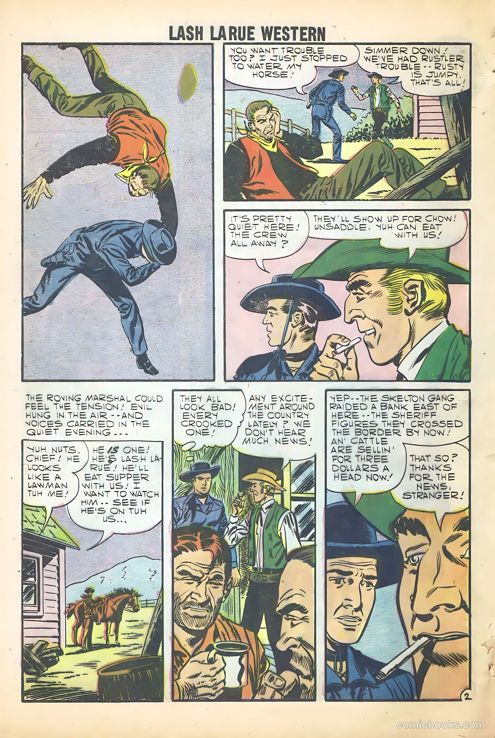Lash La Rue Western #68 — page 62 of 68