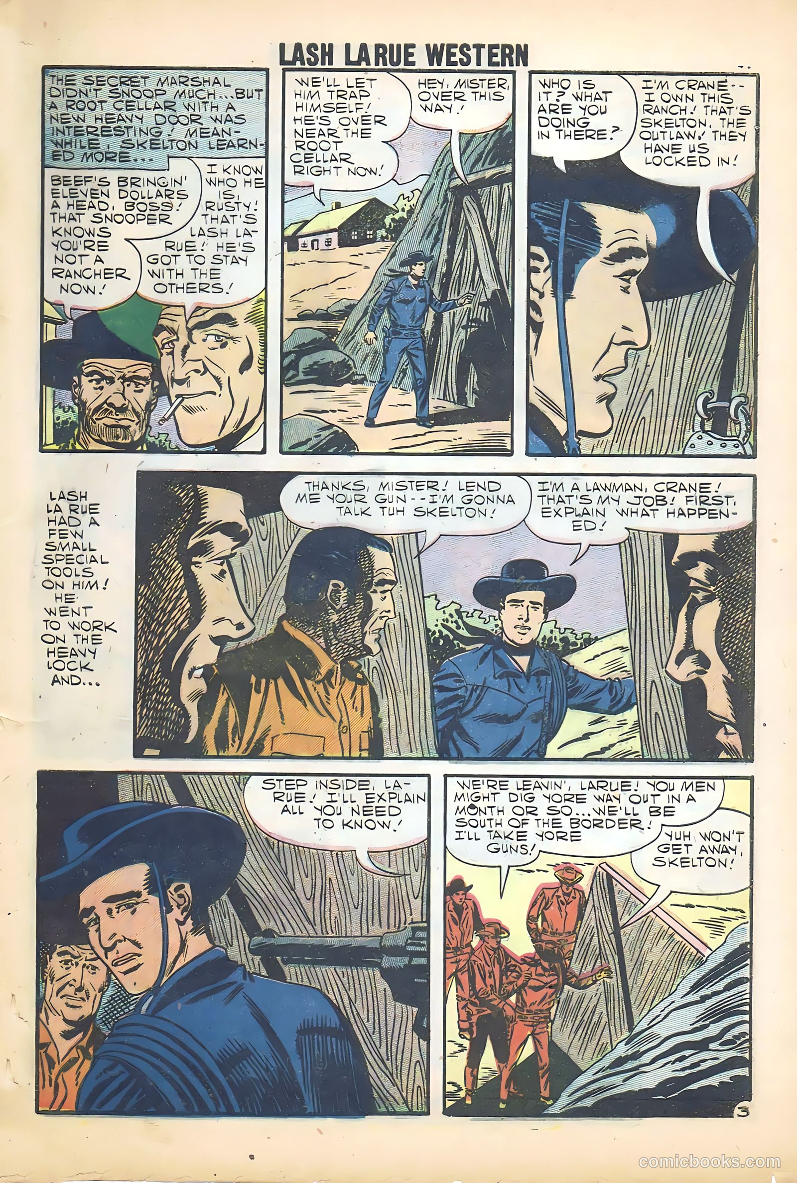 Lash La Rue Western #68 — page 63 of 68