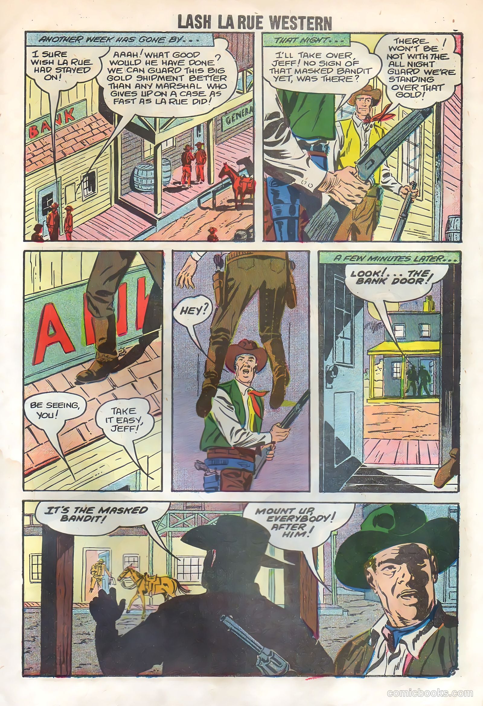 Lash La Rue Western #69 — page 7 of 36