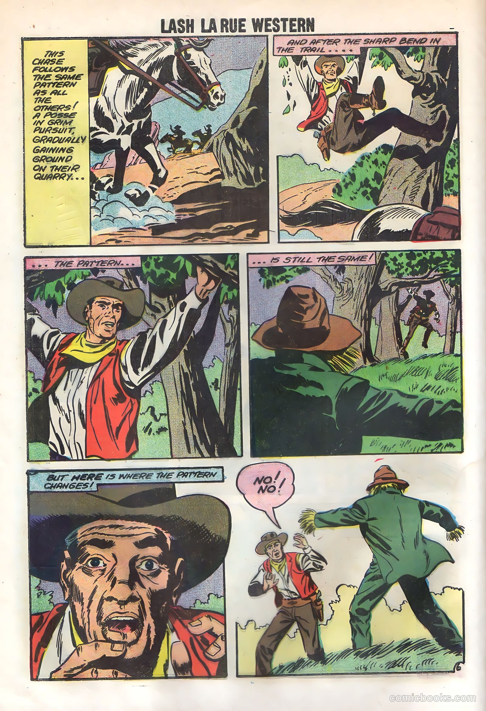 Lash La Rue Western #69 — page 8 of 36