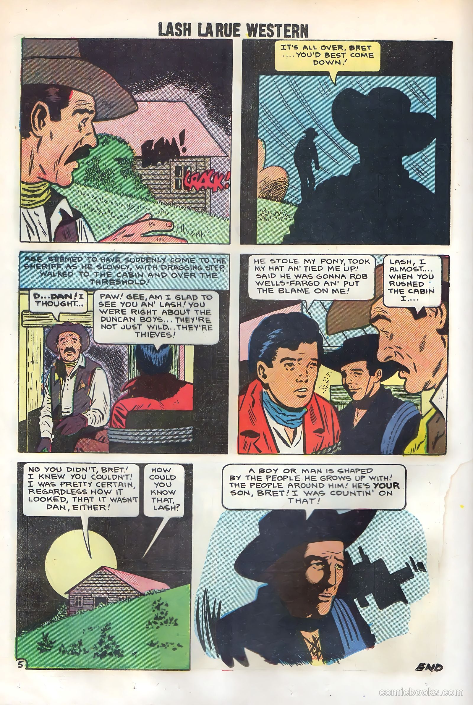 Lash La Rue Western #69 — page 16 of 36