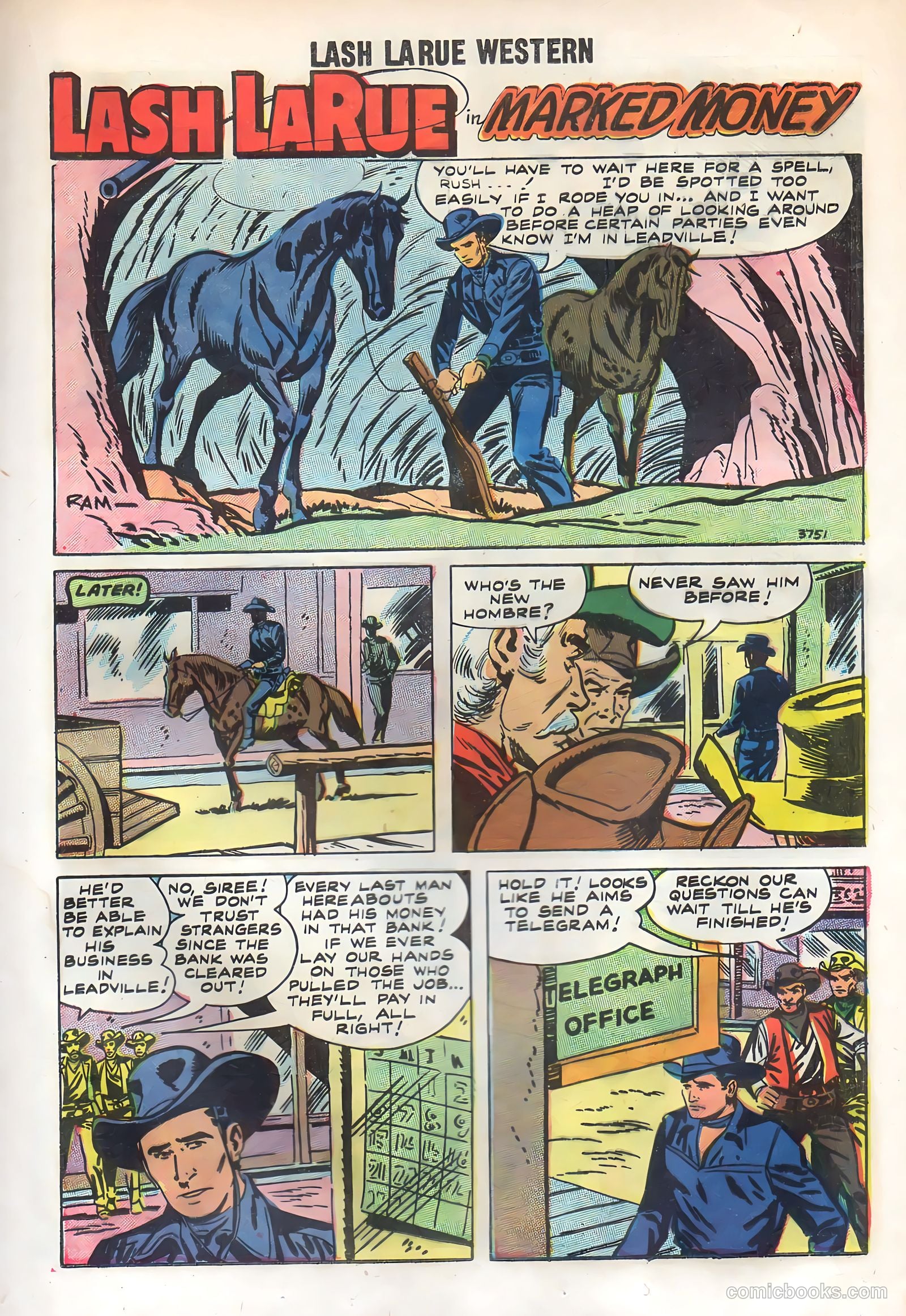 Lash La Rue Western #69 — page 17 of 36