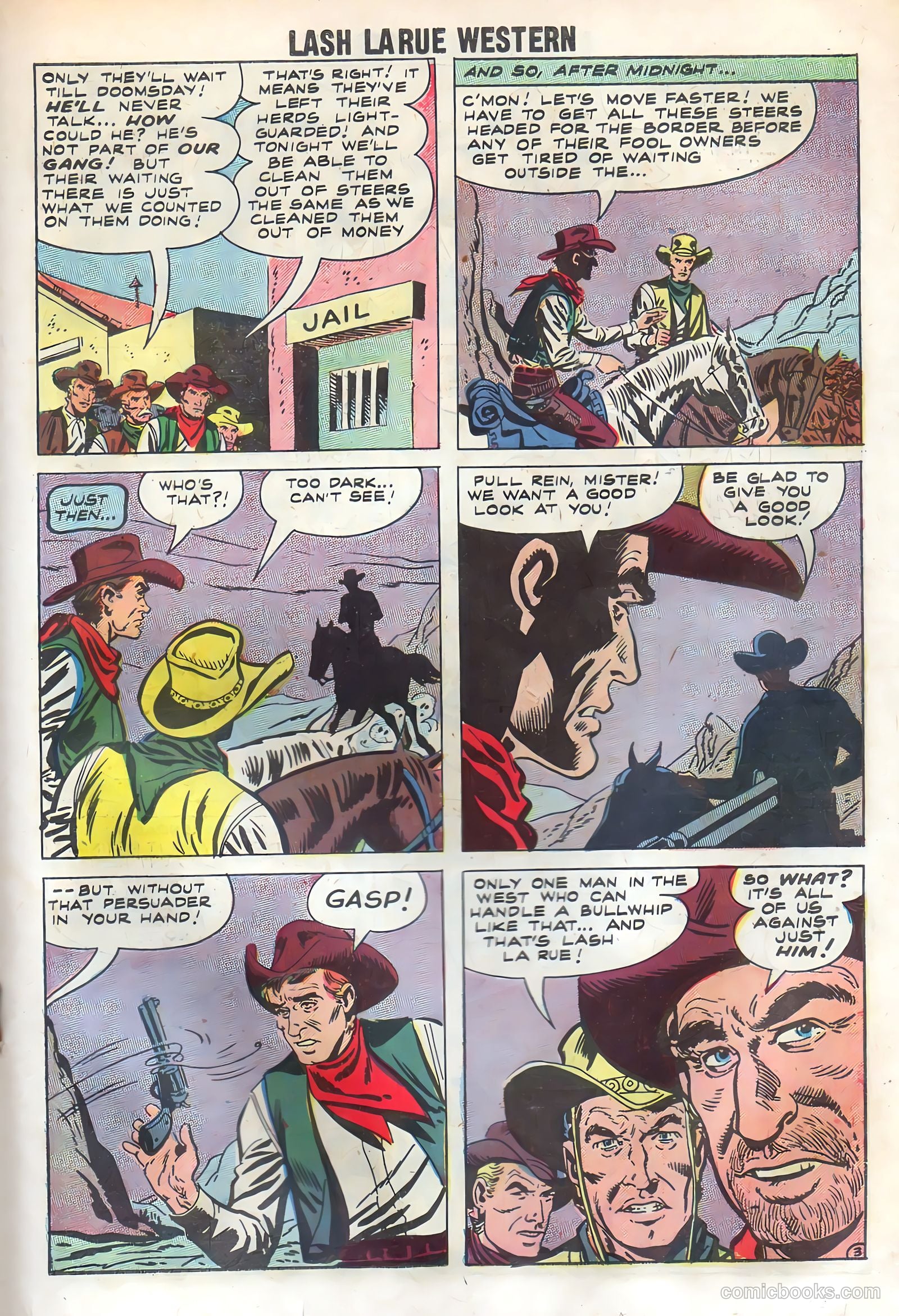 Lash La Rue Western #69 — page 19 of 36