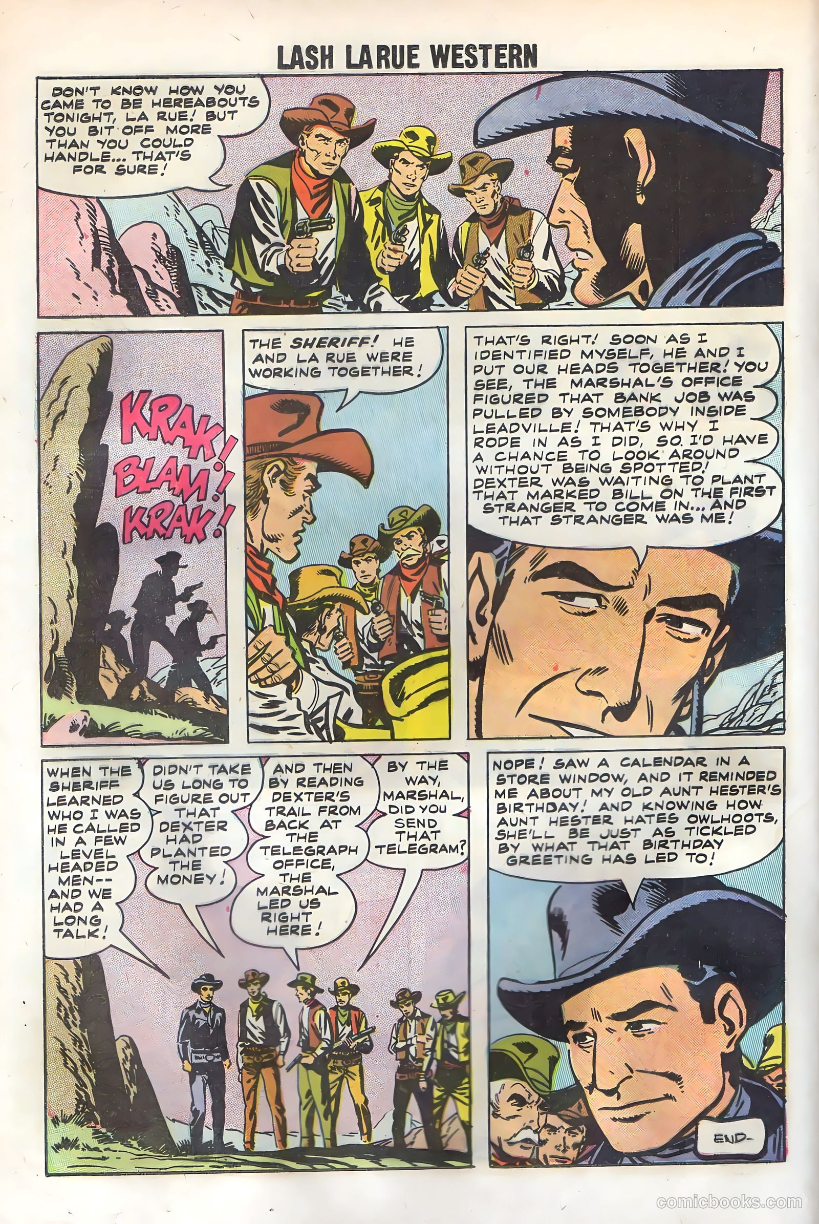 Lash La Rue Western #69 — page 20 of 36