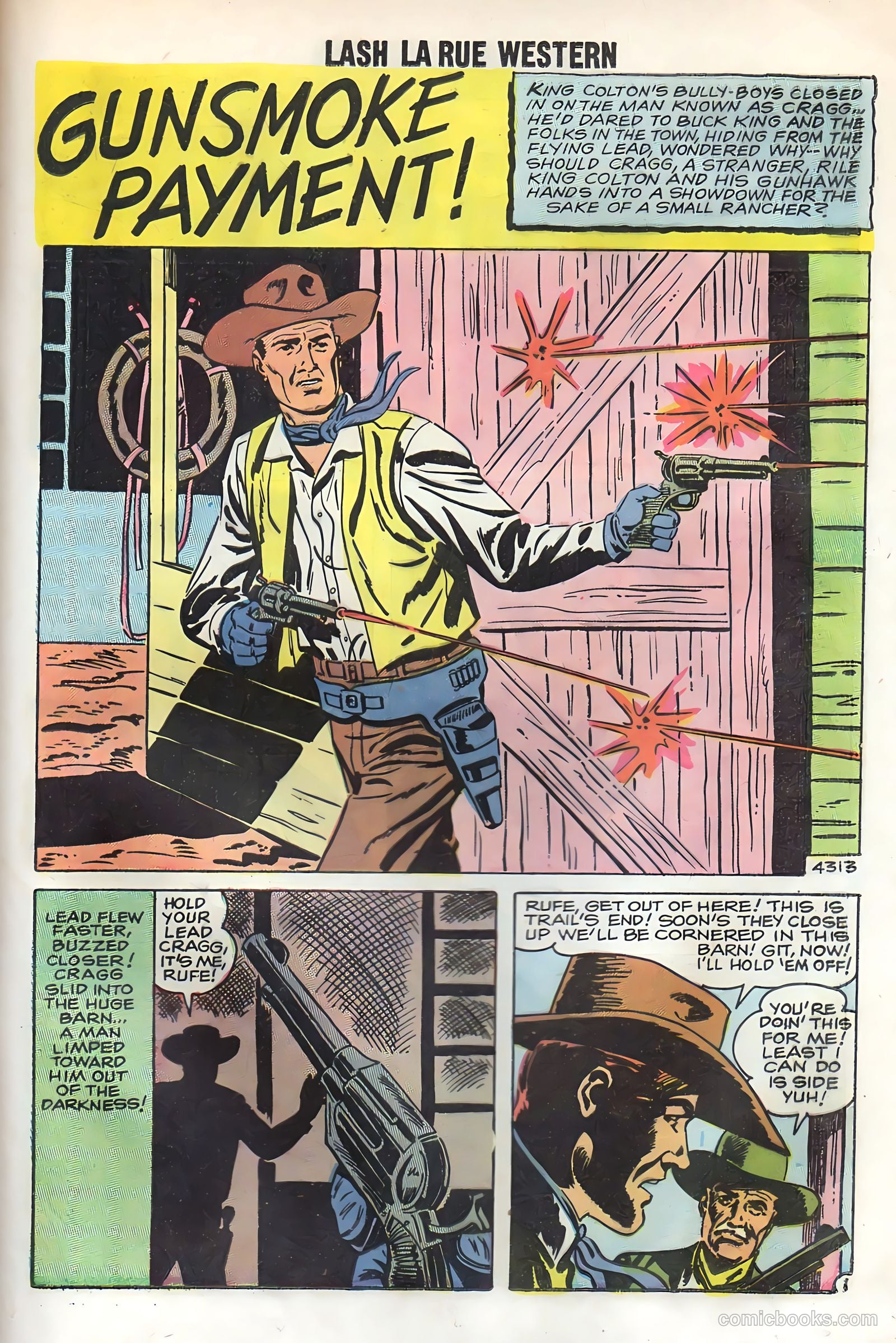 Lash La Rue Western #69 — page 21 of 36