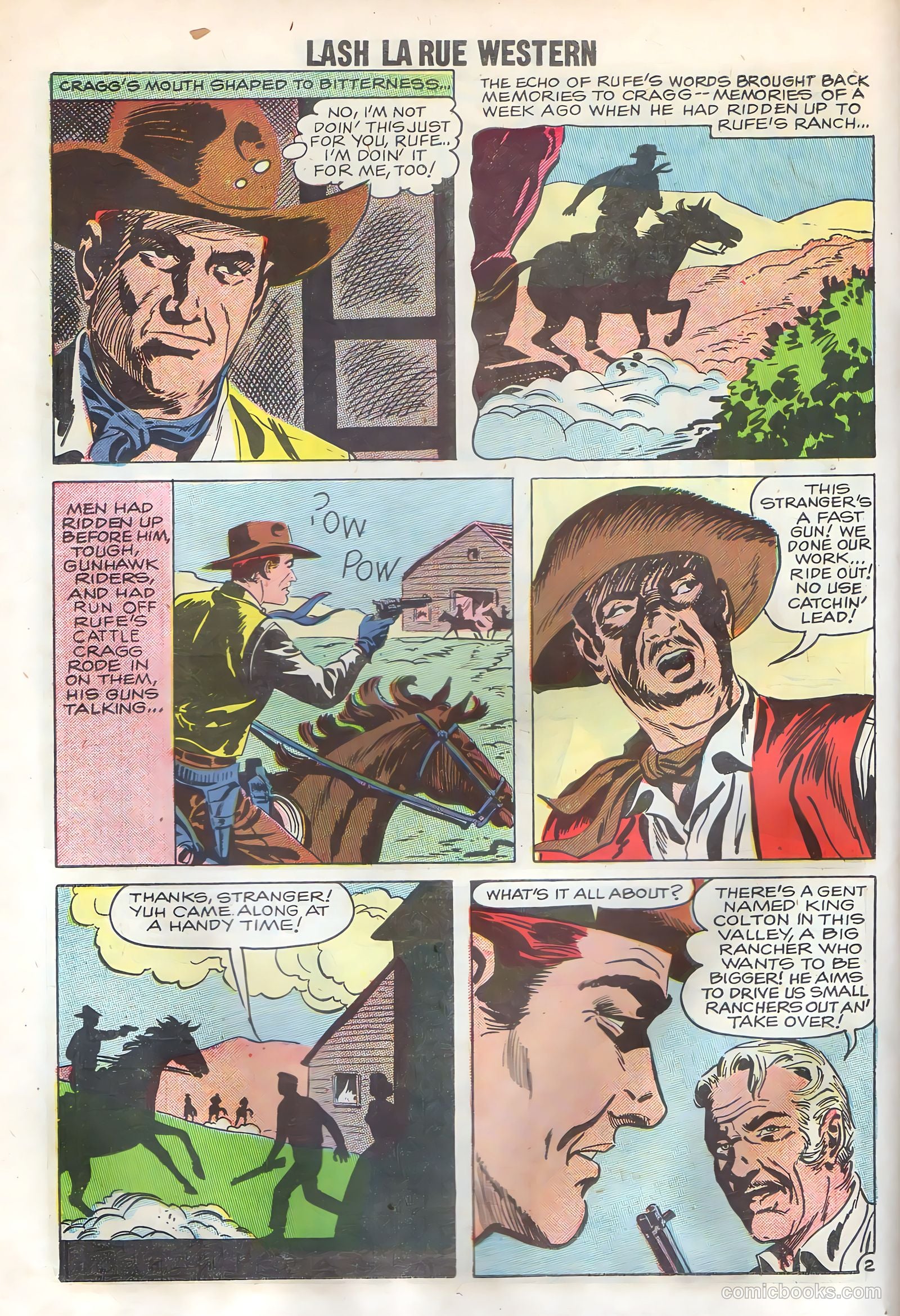 Lash La Rue Western #69 — page 22 of 36