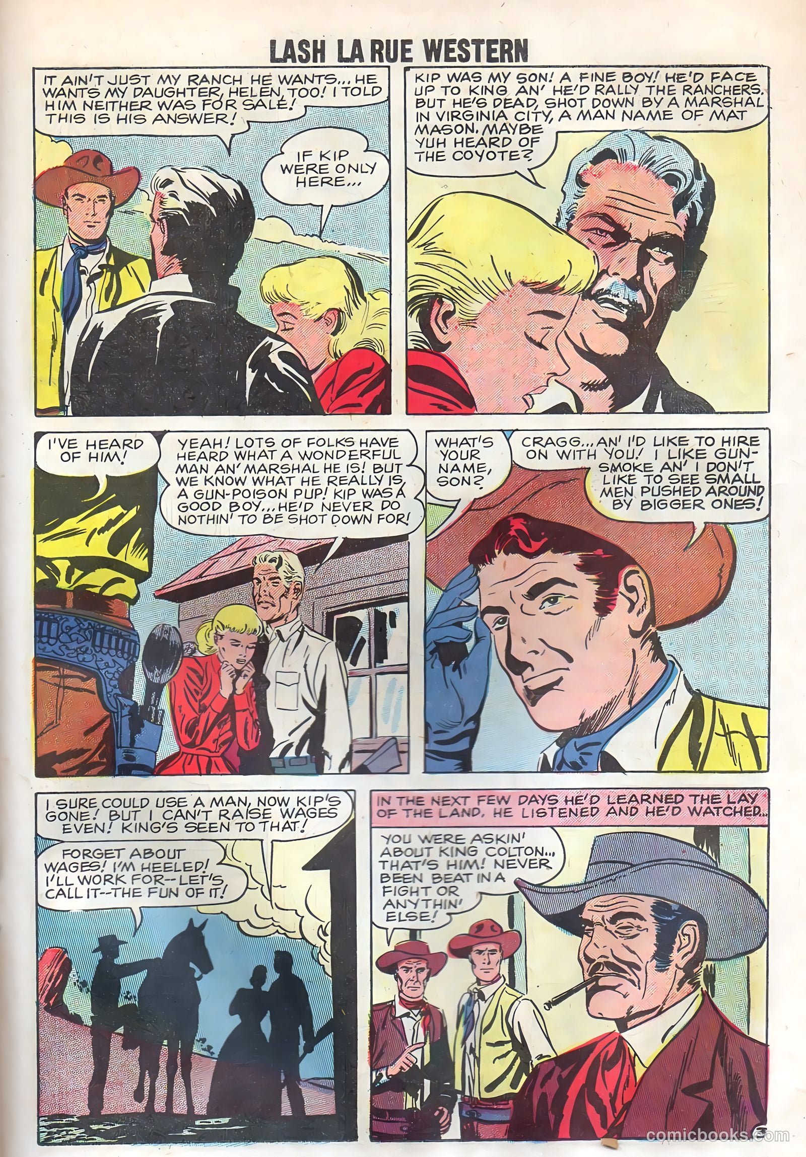 Lash La Rue Western #69 — page 23 of 36
