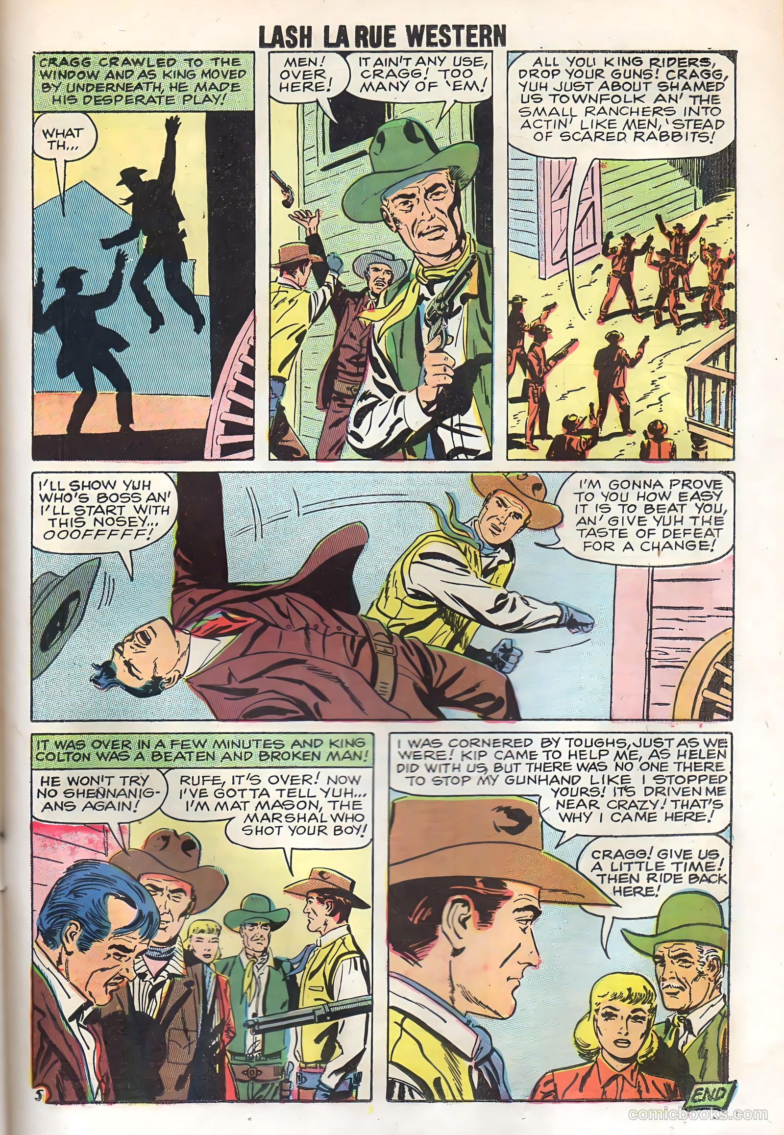 Lash La Rue Western #69 — page 25 of 36