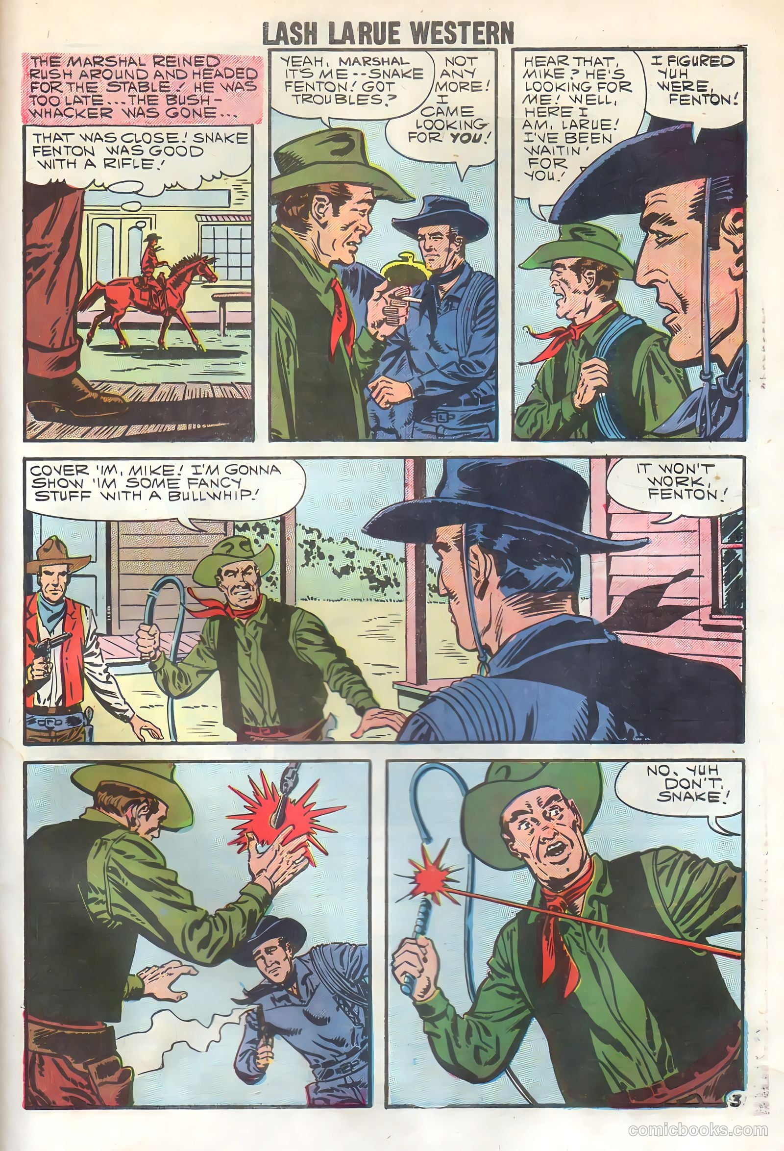 Lash La Rue Western #69 — page 31 of 36