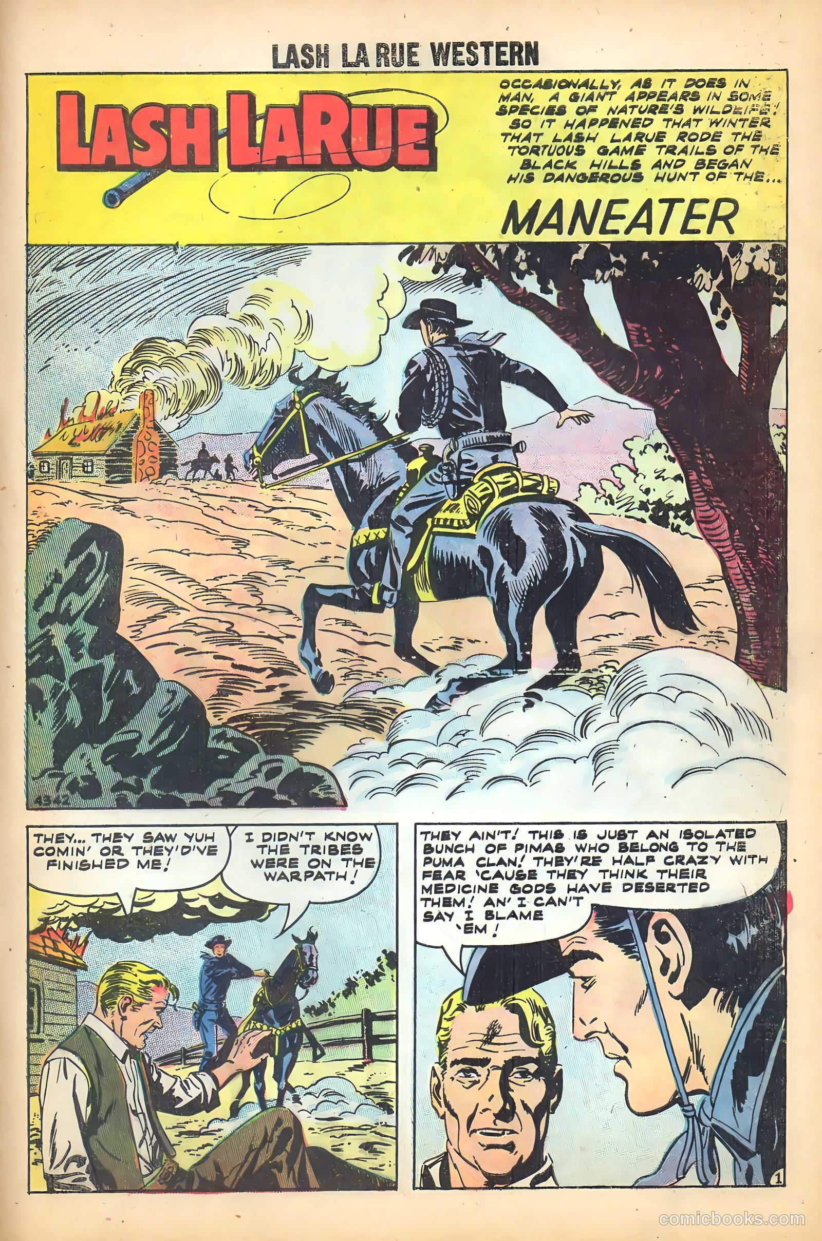 Lash La Rue Western #71 — page 30 of 37