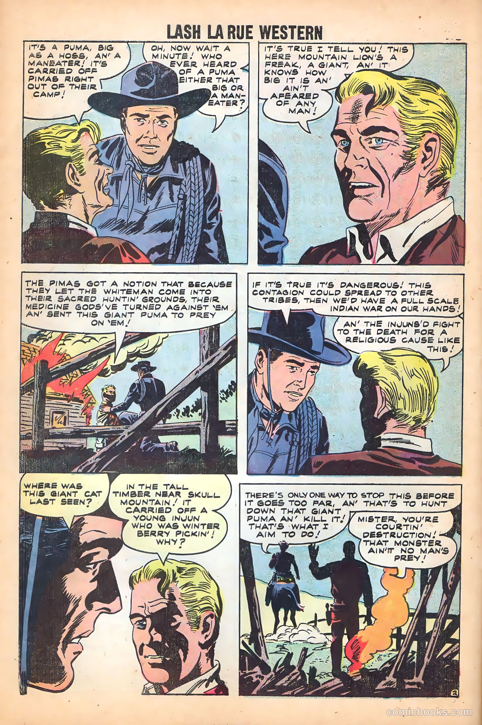 Lash La Rue Western #71 — page 31 of 37