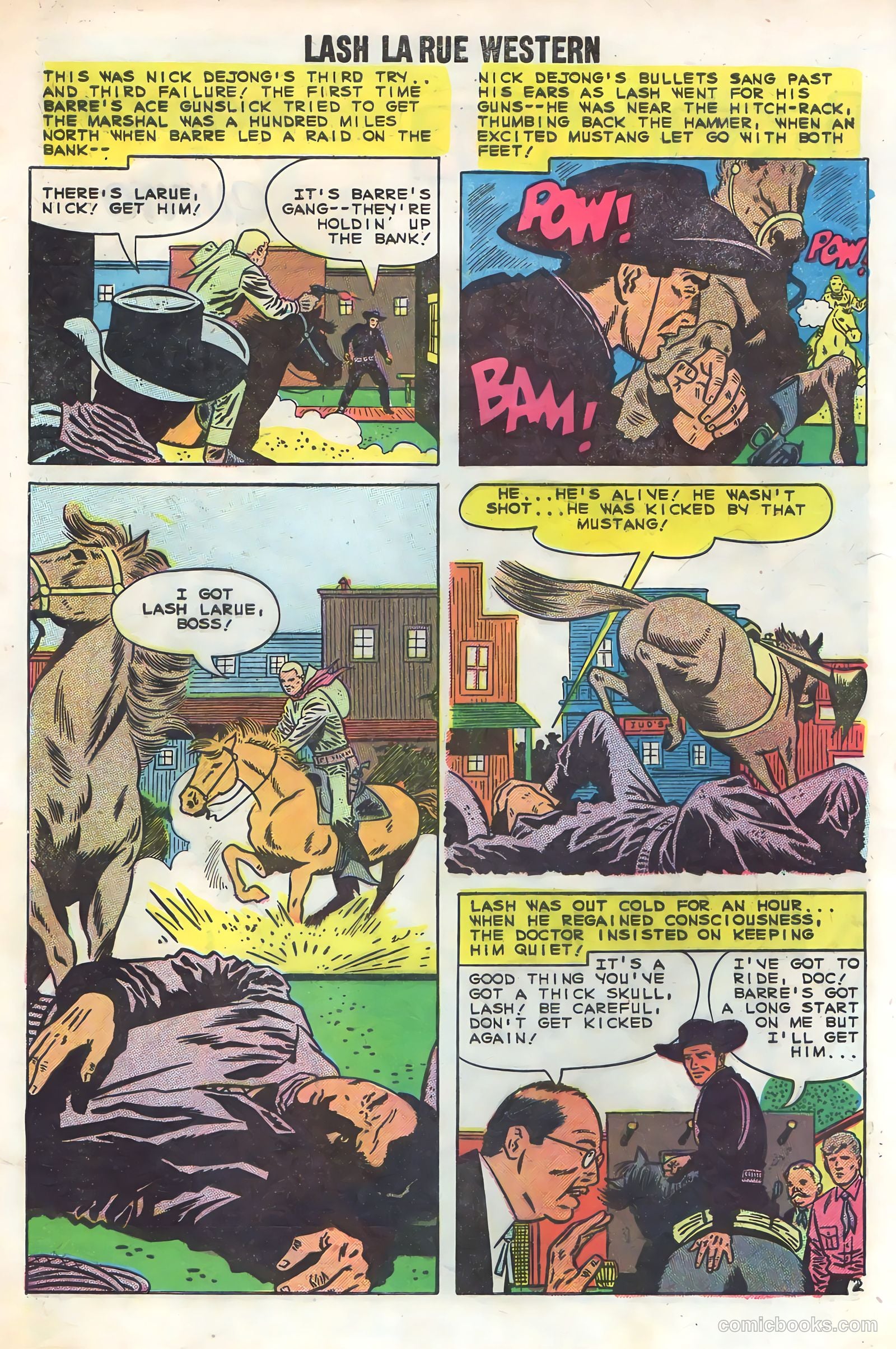 Lash La Rue Western #73 — page 4 of 36