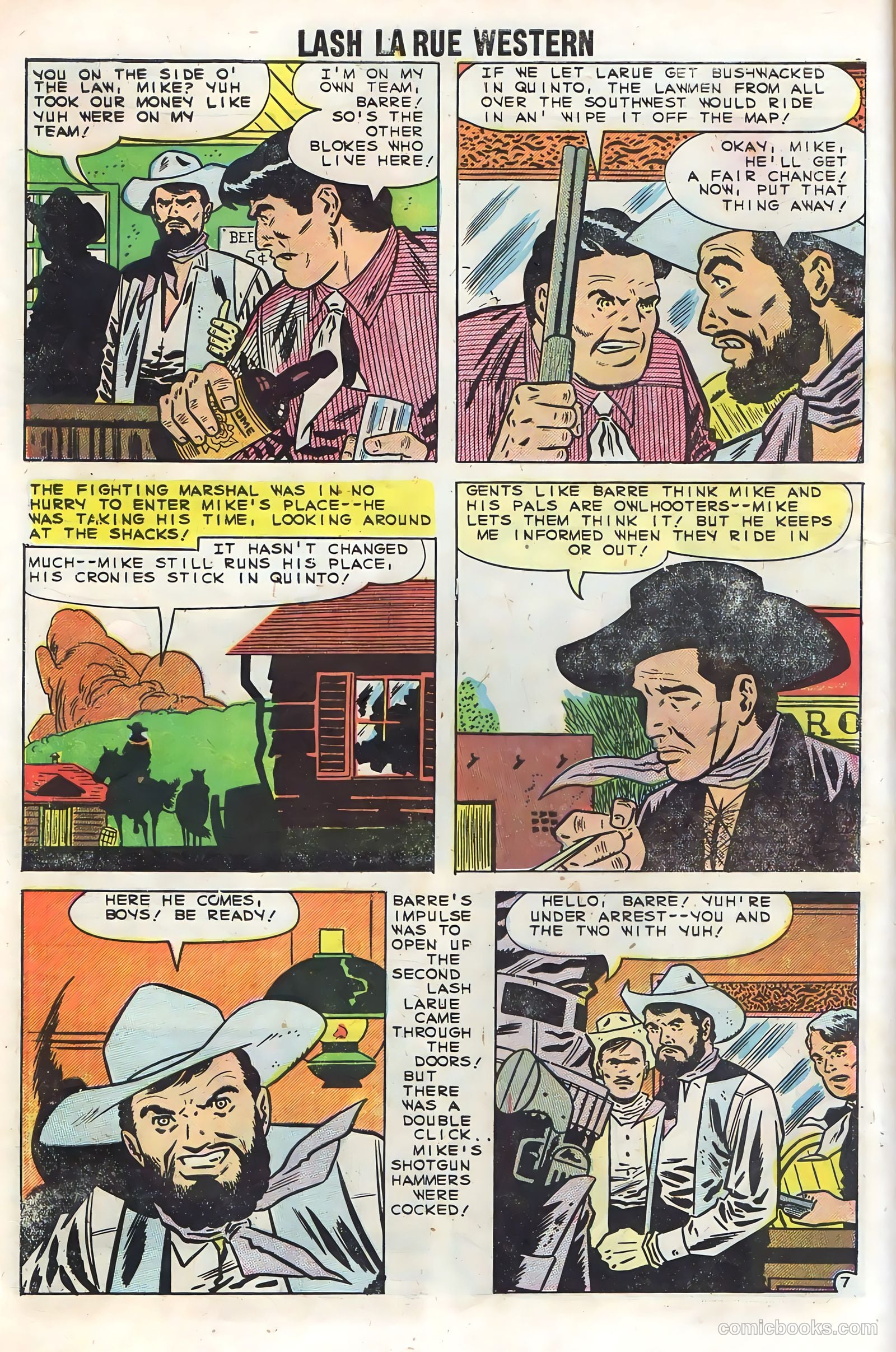 Lash La Rue Western #73 — page 10 of 36